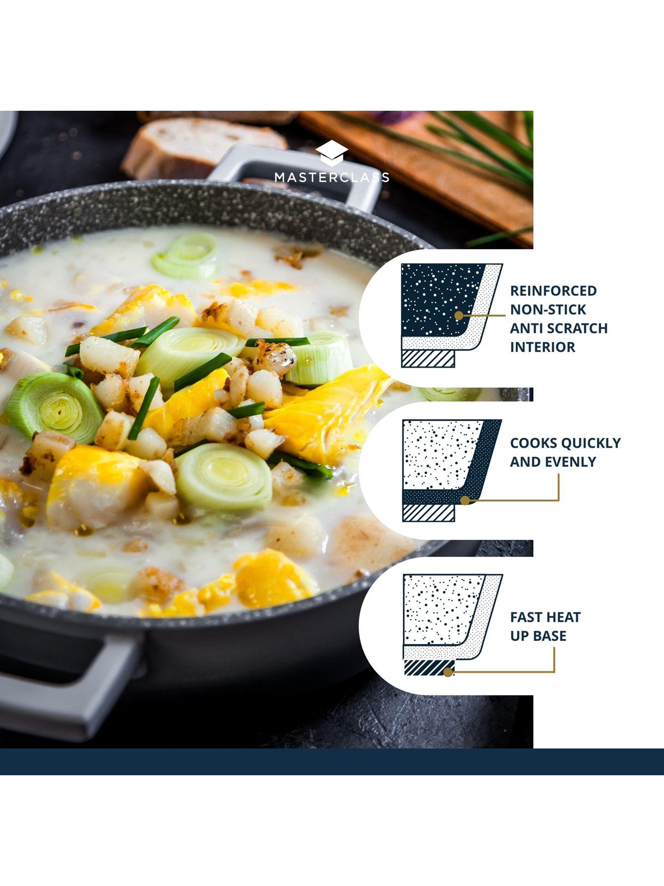 Image 7 of 7 of MasterClass Shallow 4 Litre Casserole Dish With Lid - Ombre Grey