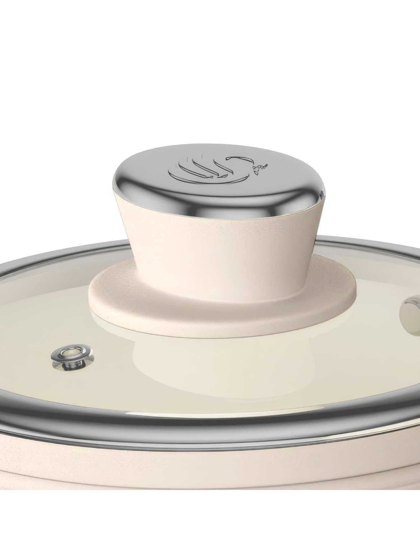 Image 5 of 5 of Swan 5 Piece Cookware Set Cream