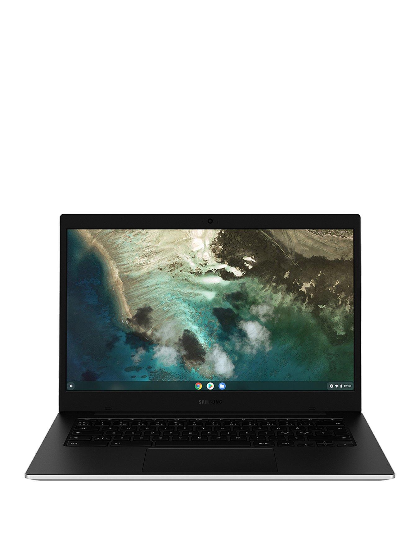 Image 1 of 7 of Samsung Chromebook Go - 14in - Intel Celeron - 4GB RAM, 64GB SSD - Silver