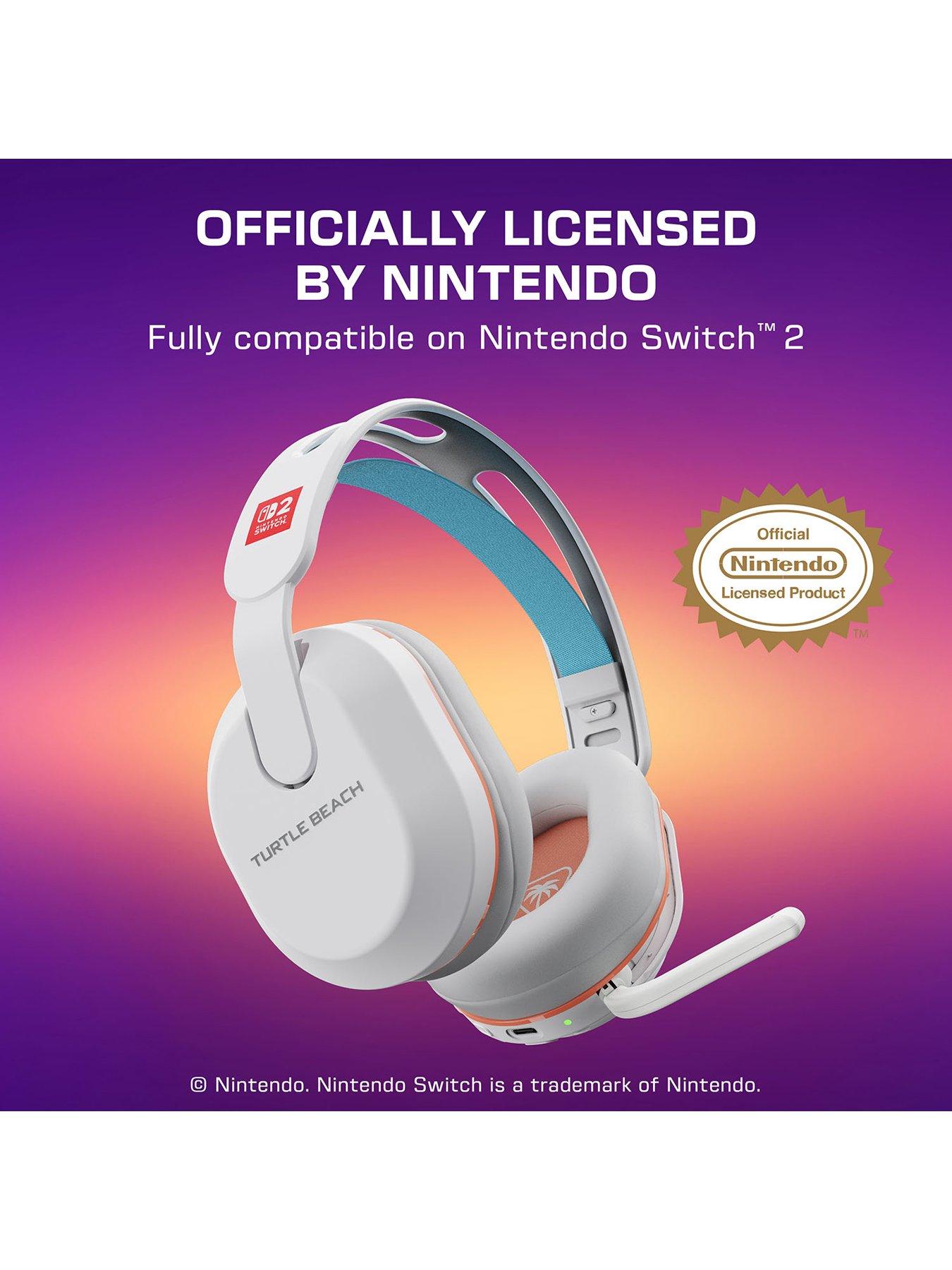 Image 3 of 7 of Turtle Beach Stealth 500 Wireless Gaming Headset for Nintendo Switch 2 - White
