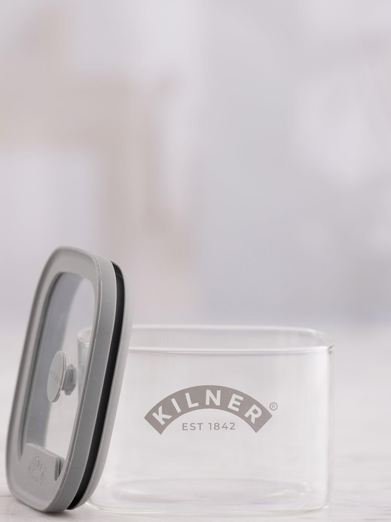 Image 3 of 5 of KILNER Fresh Storage 0.5L Square Jar Set of 3