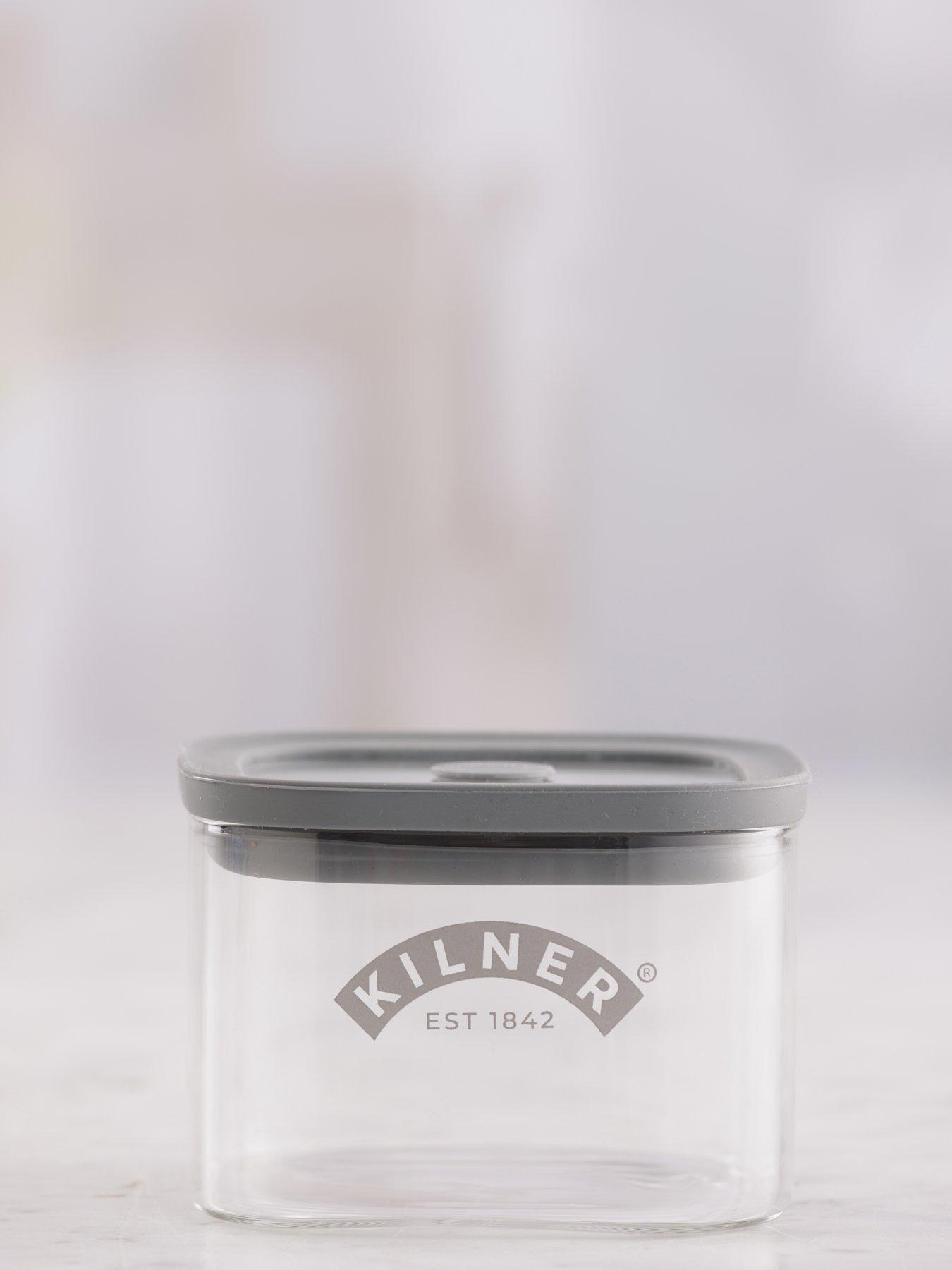 Image 4 of 5 of KILNER Fresh Storage 0.5L Square Jar Set of 3