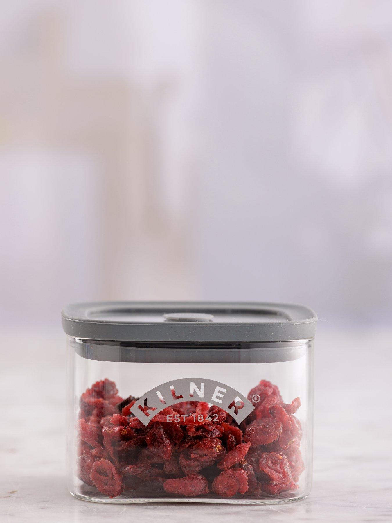 Image 5 of 5 of KILNER Fresh Storage 0.5L Square Jar Set of 3