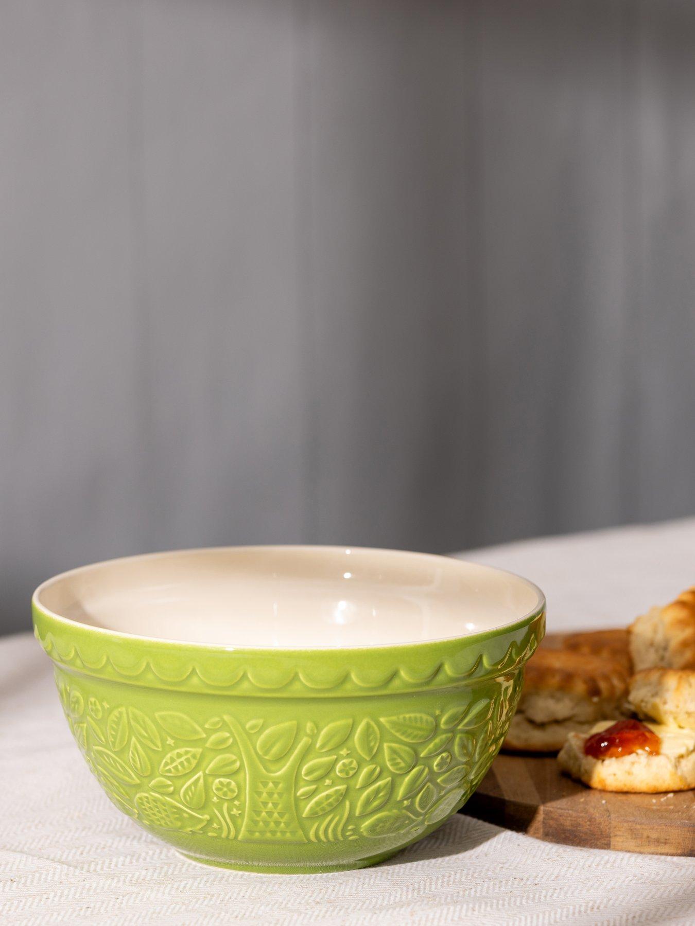 Image 1 of 5 of Mason Cash In the Forest&nbsp;21cm&nbsp;Hedgehog Mixing Bowl - Green