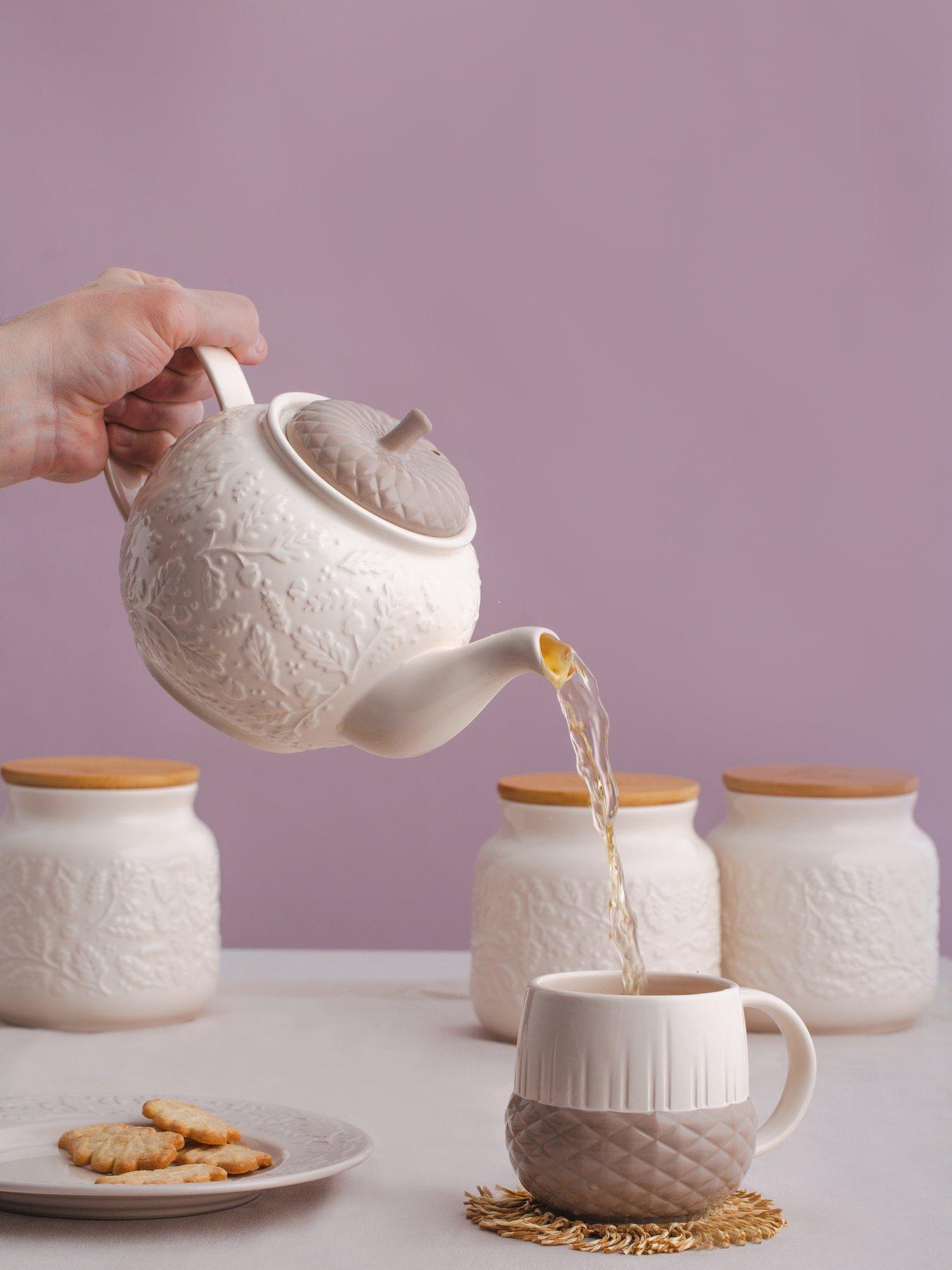 Price & Kensington Acorn Teapot And 2 Mugs Set