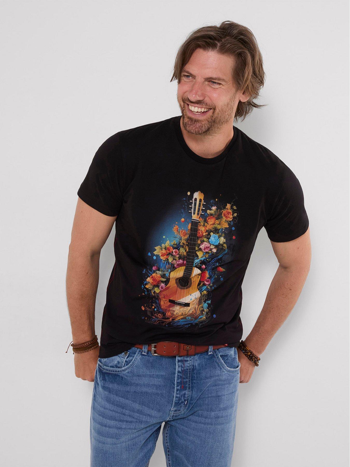 Joe Browns Floral Guitar T-shirt