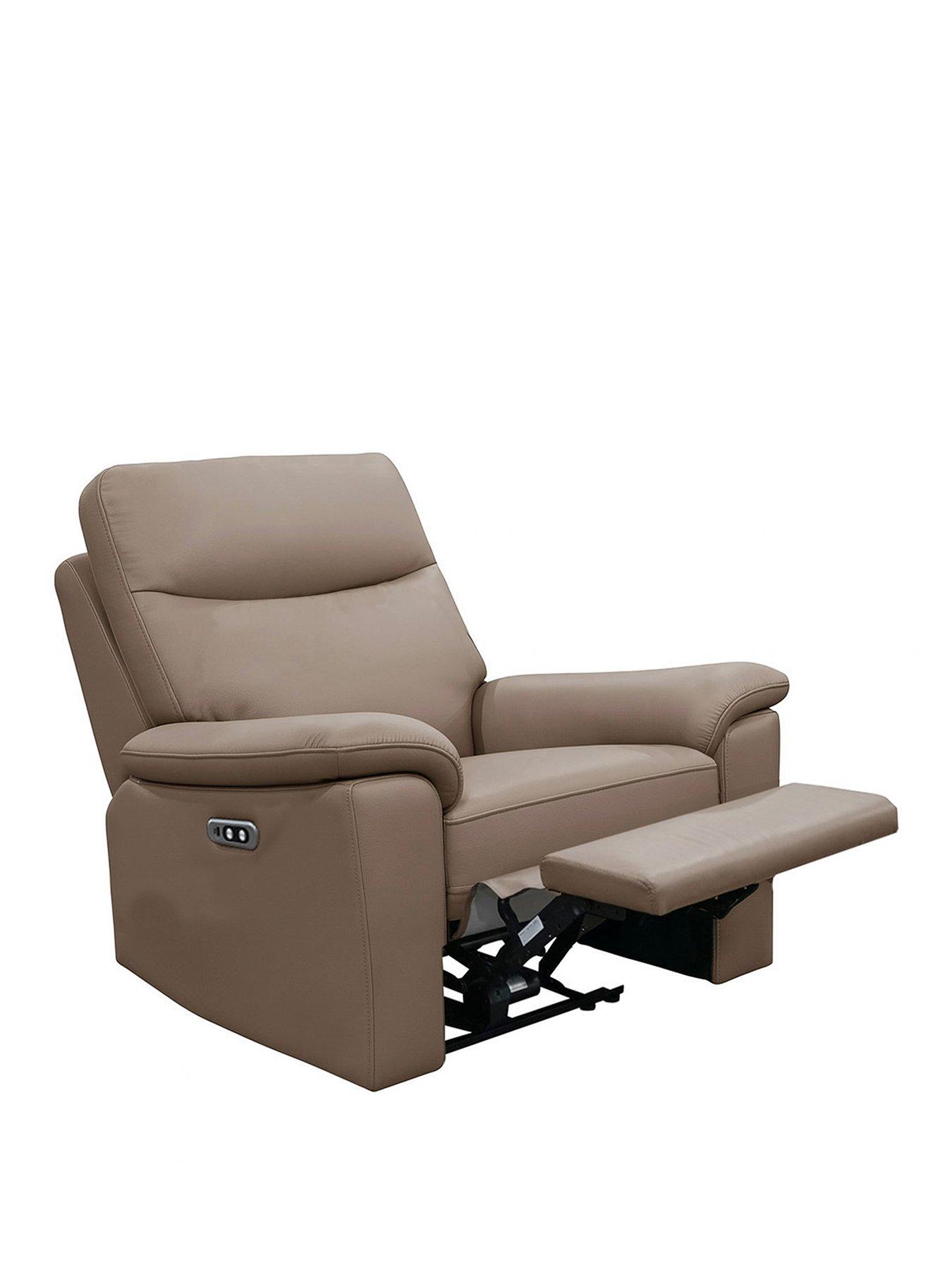 Image 2 of 6 of Aspire Toronto Leather Power Recliner - Armchair