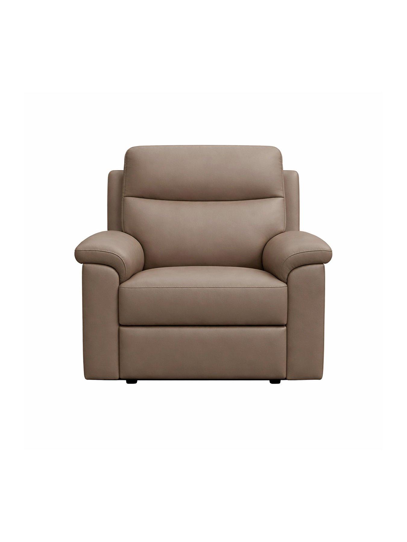 Image 3 of 6 of Aspire Toronto Leather Power Recliner - Armchair