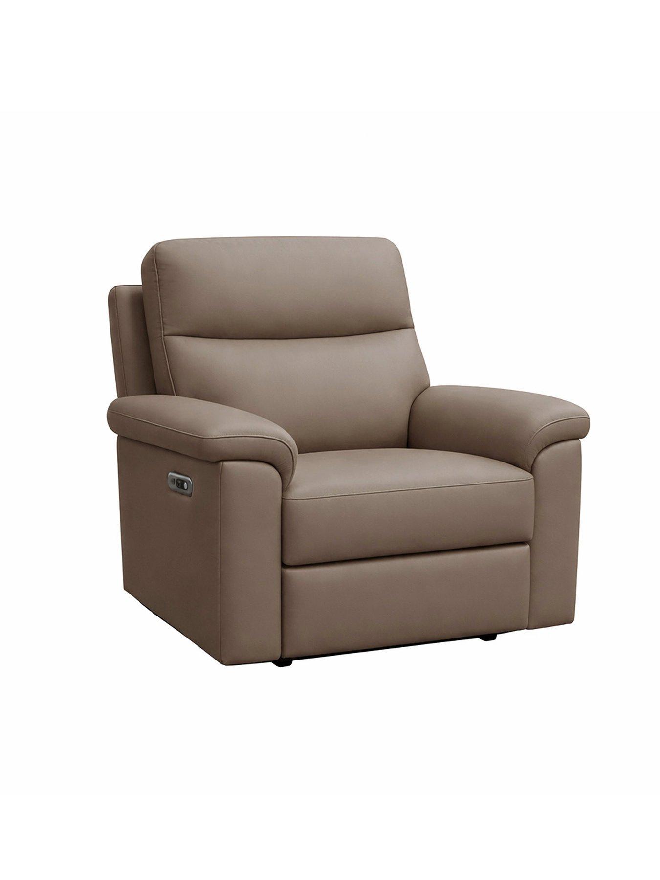 Image 4 of 6 of Aspire Toronto Leather Power Recliner - Armchair