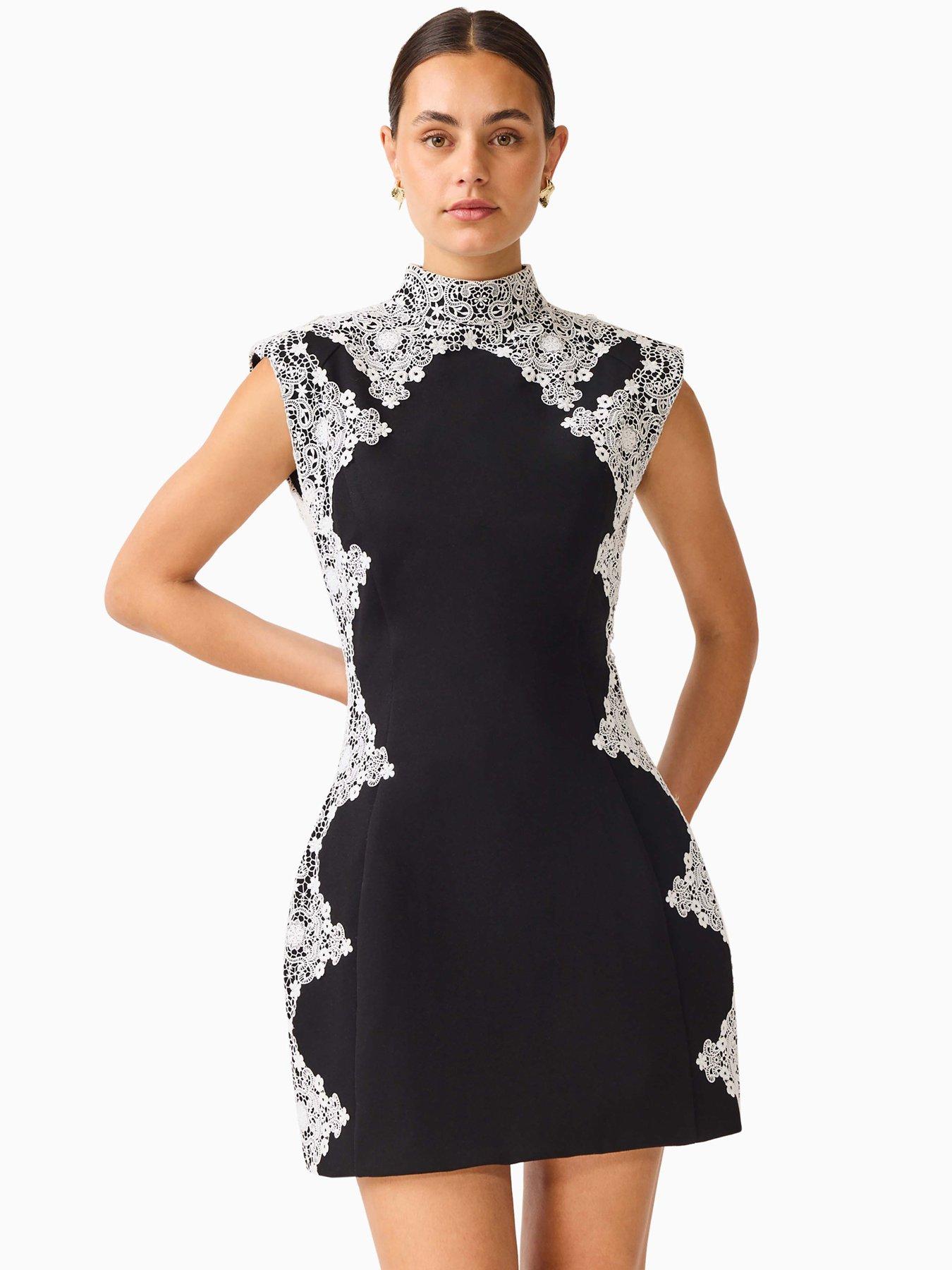 Image 1 of 5 of Elliatt Elysia Lace Mini Tulip Dress
