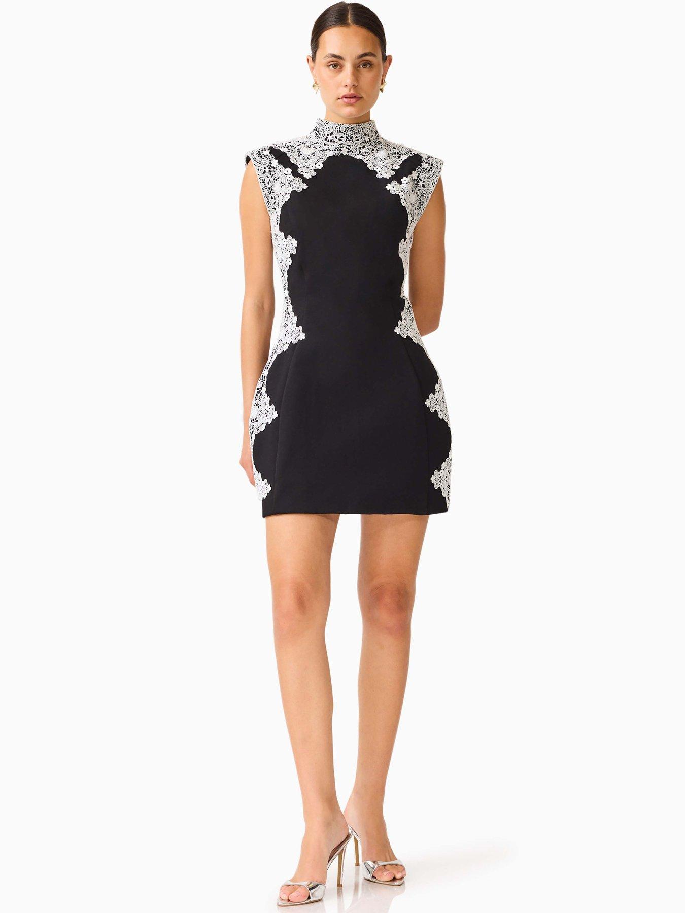 Image 4 of 5 of Elliatt Elysia Lace Mini Tulip Dress