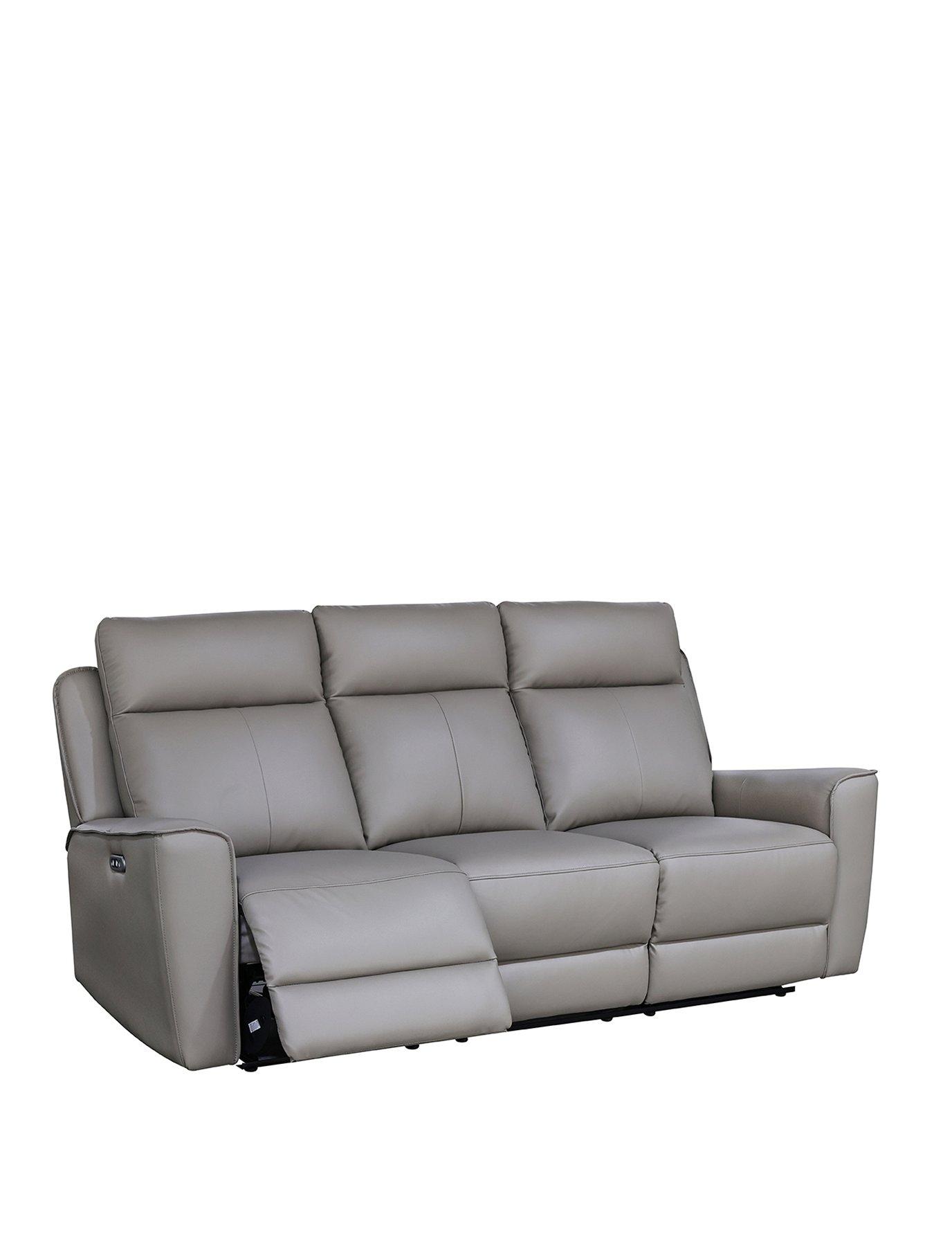 Image 2 of 8 of Aspire Elmhurst Leather Power Recliner - 2 + 3 Seater