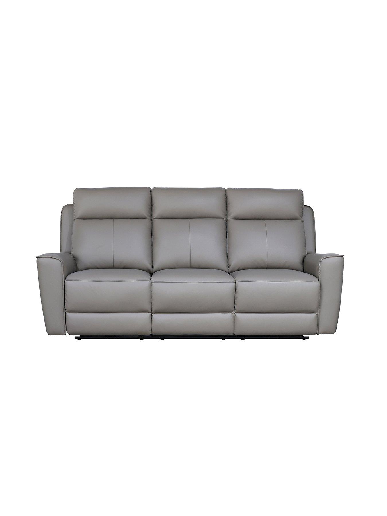Image 3 of 8 of Aspire Elmhurst Leather Power Recliner - 2 + 3 Seater