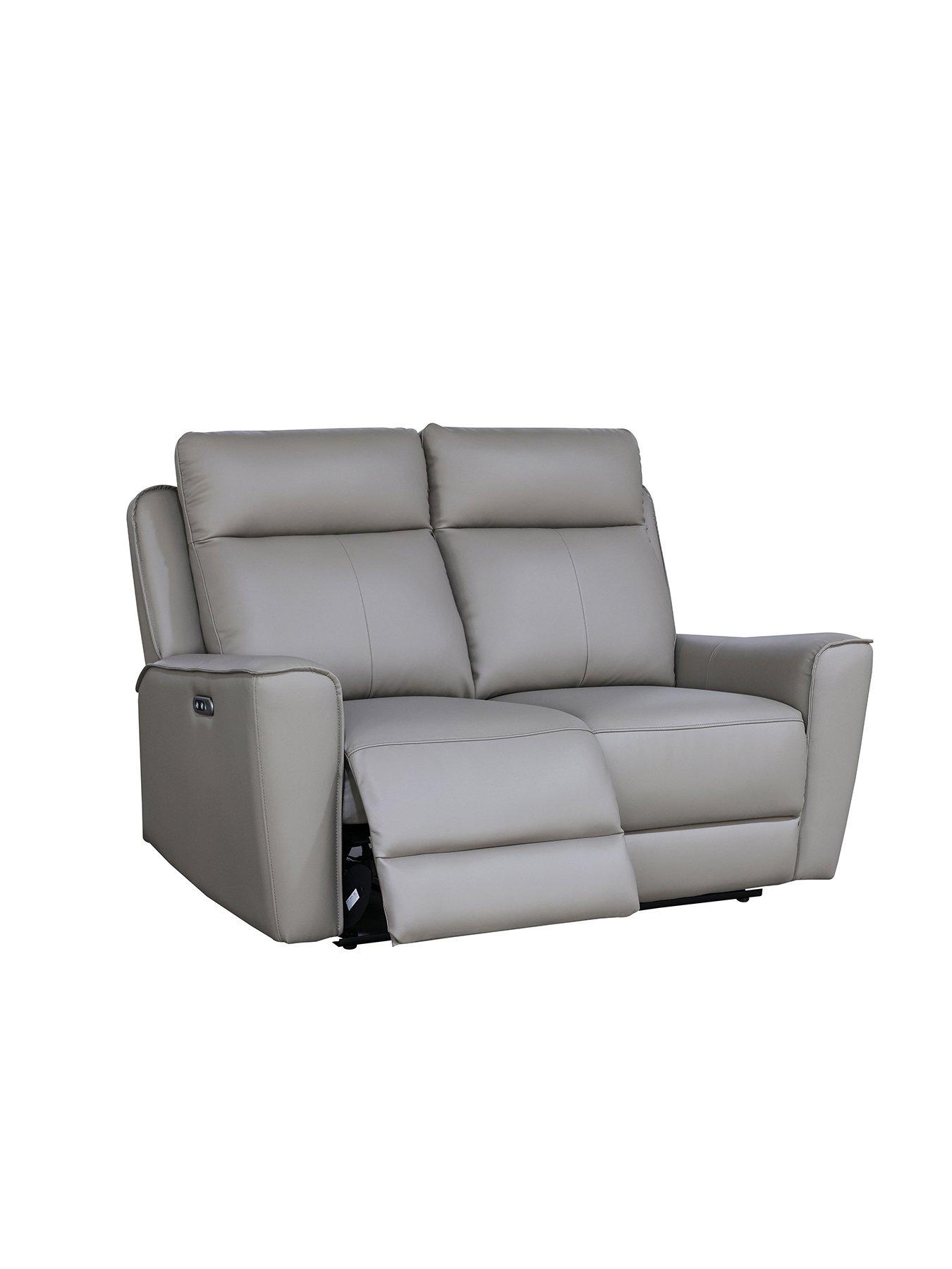 Image 4 of 8 of Aspire Elmhurst Leather Power Recliner - 2 + 3 Seater