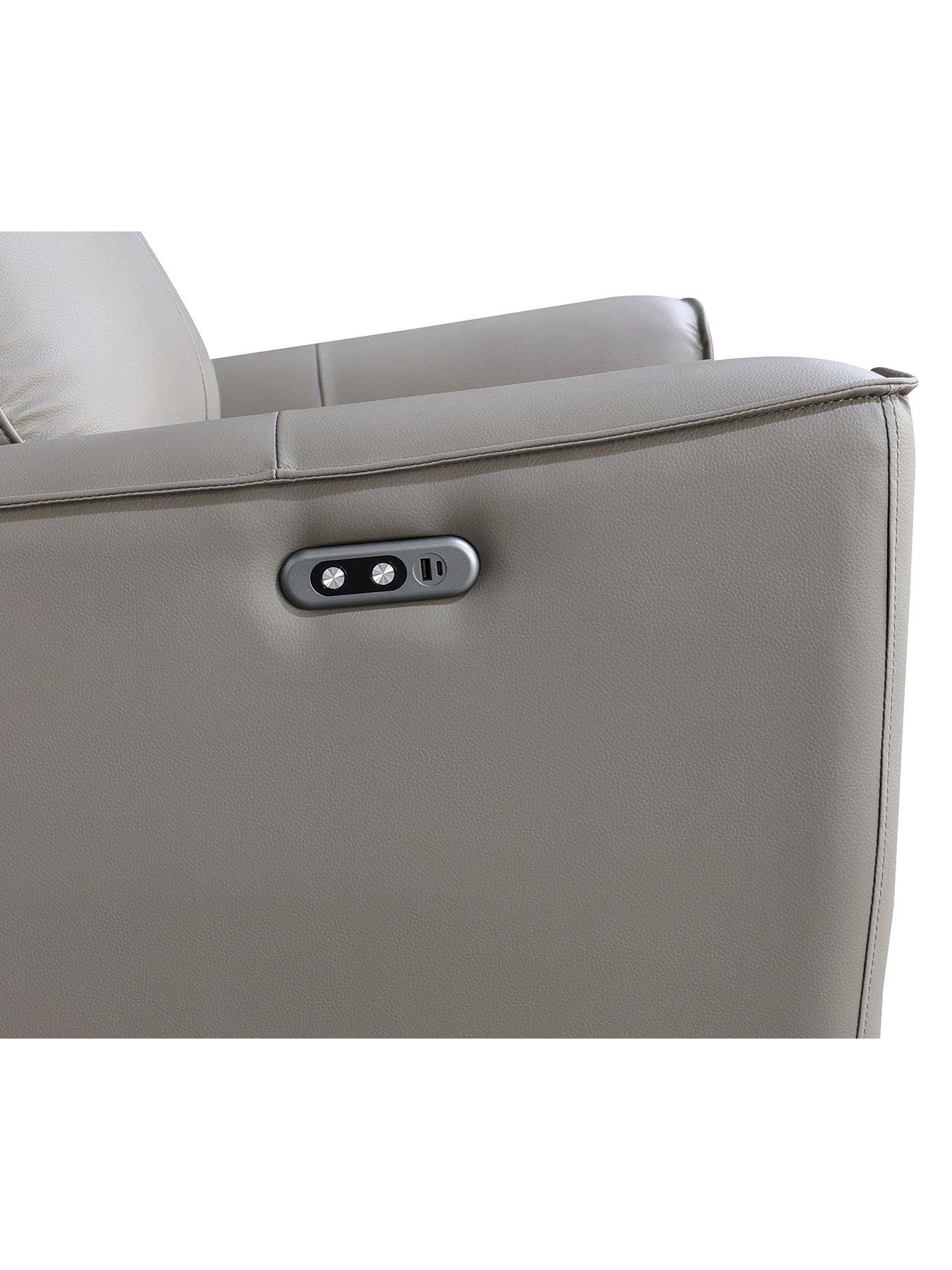 Image 6 of 8 of Aspire Elmhurst Leather Power Recliner - 2 + 3 Seater