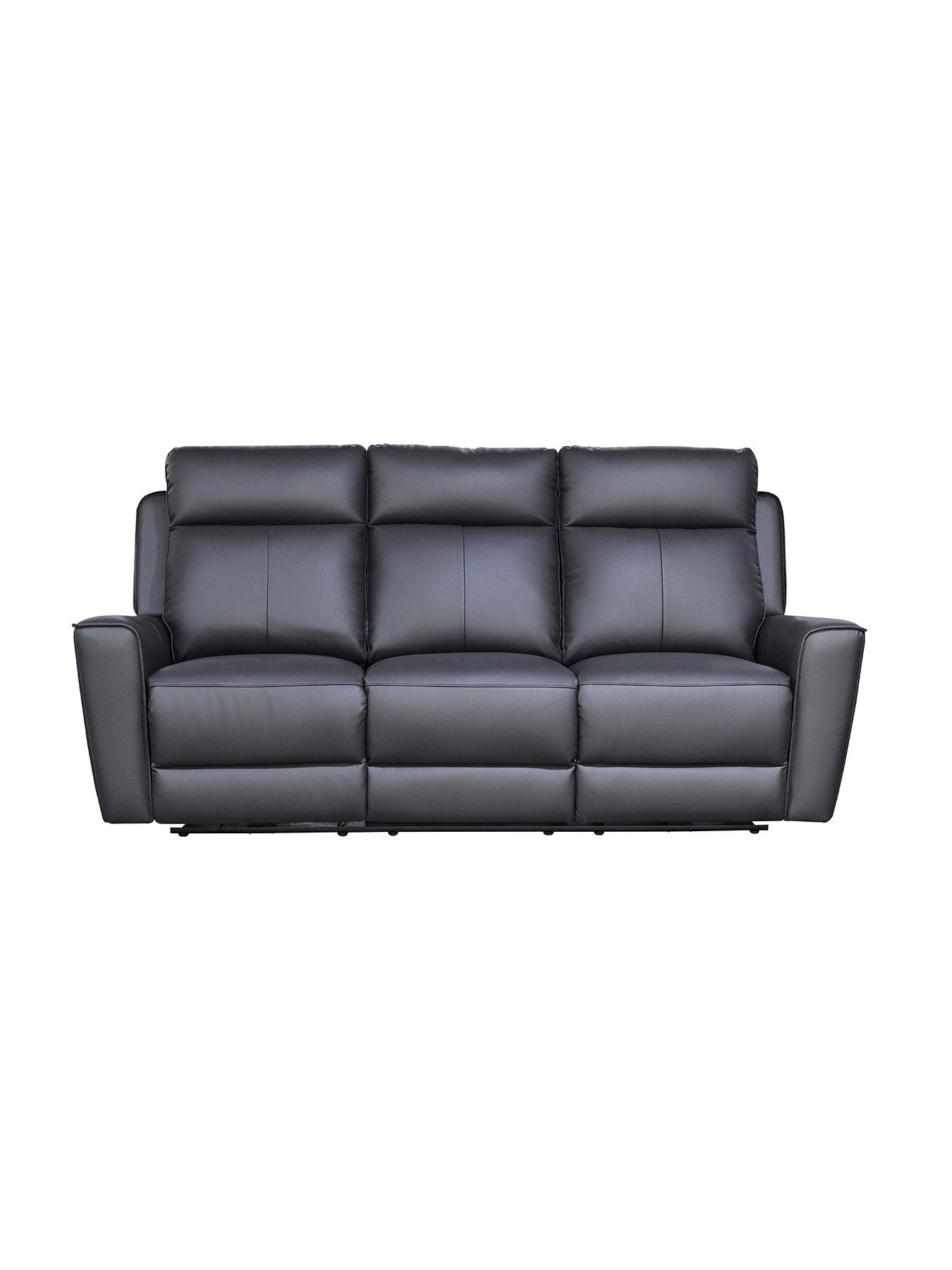 Image 3 of 8 of Aspire Elmhurst Leather Power Recliner - 2 + 3 Seater