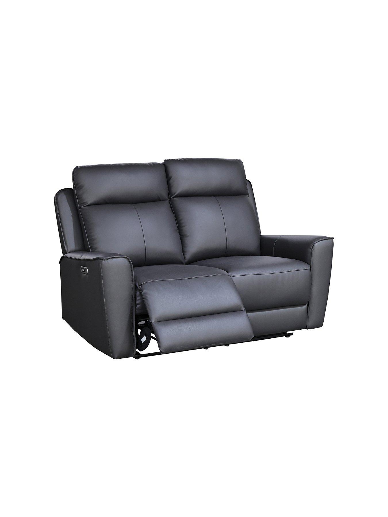 Image 4 of 8 of Aspire Elmhurst Leather Power Recliner - 2 + 3 Seater