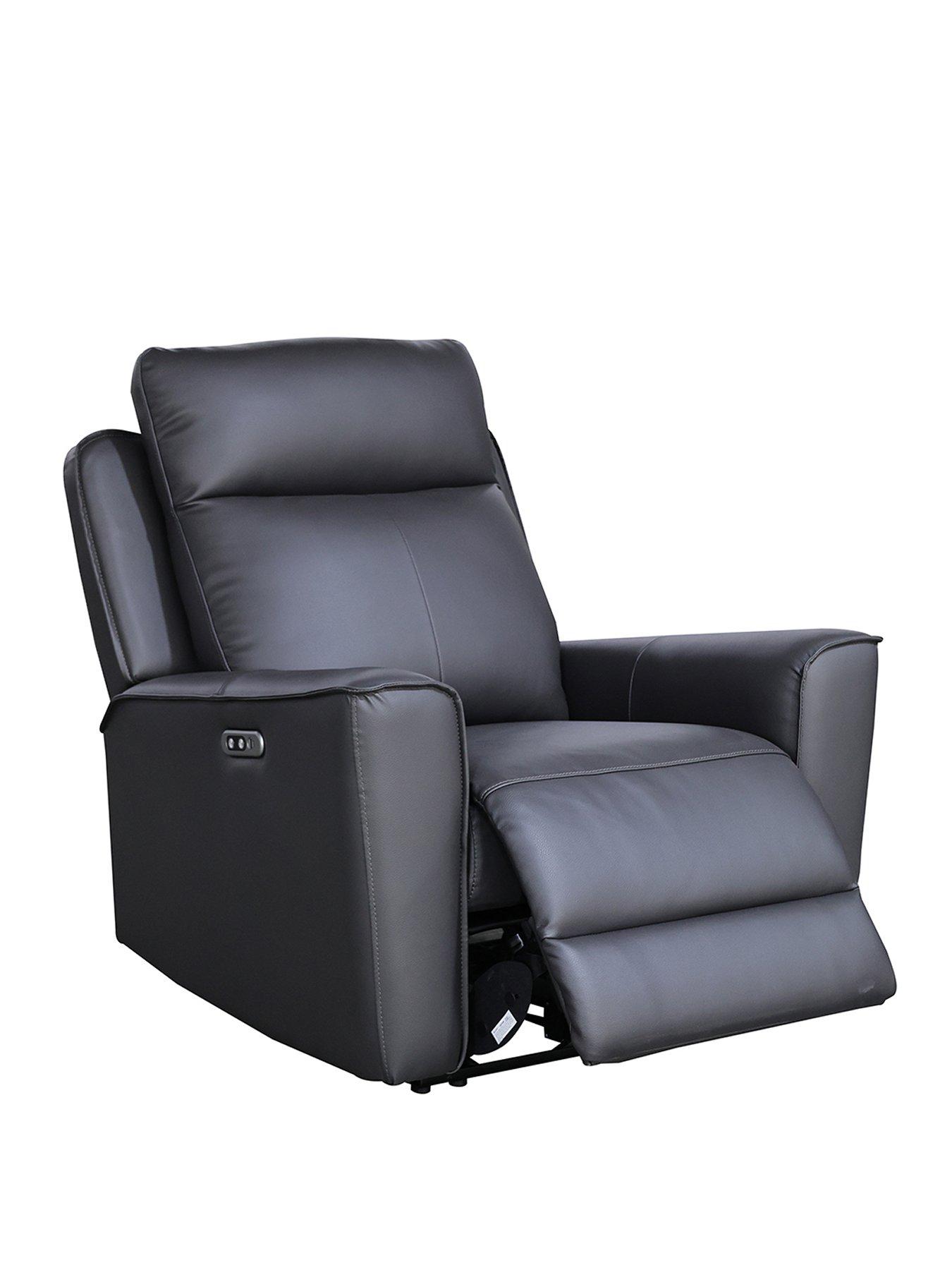 Image 2 of 7 of Aspire Elmhurst Leather Power Recliner - Armchair