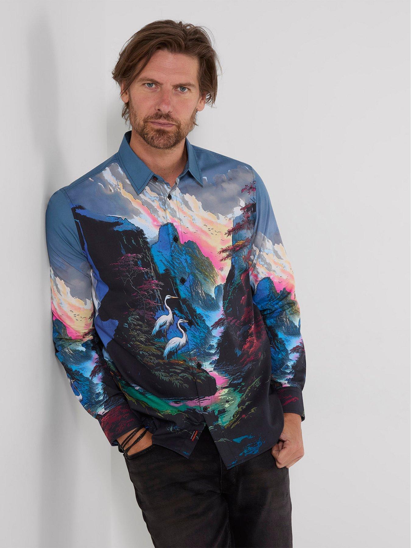 Joe Browns Lavish Landscape Print Shirt