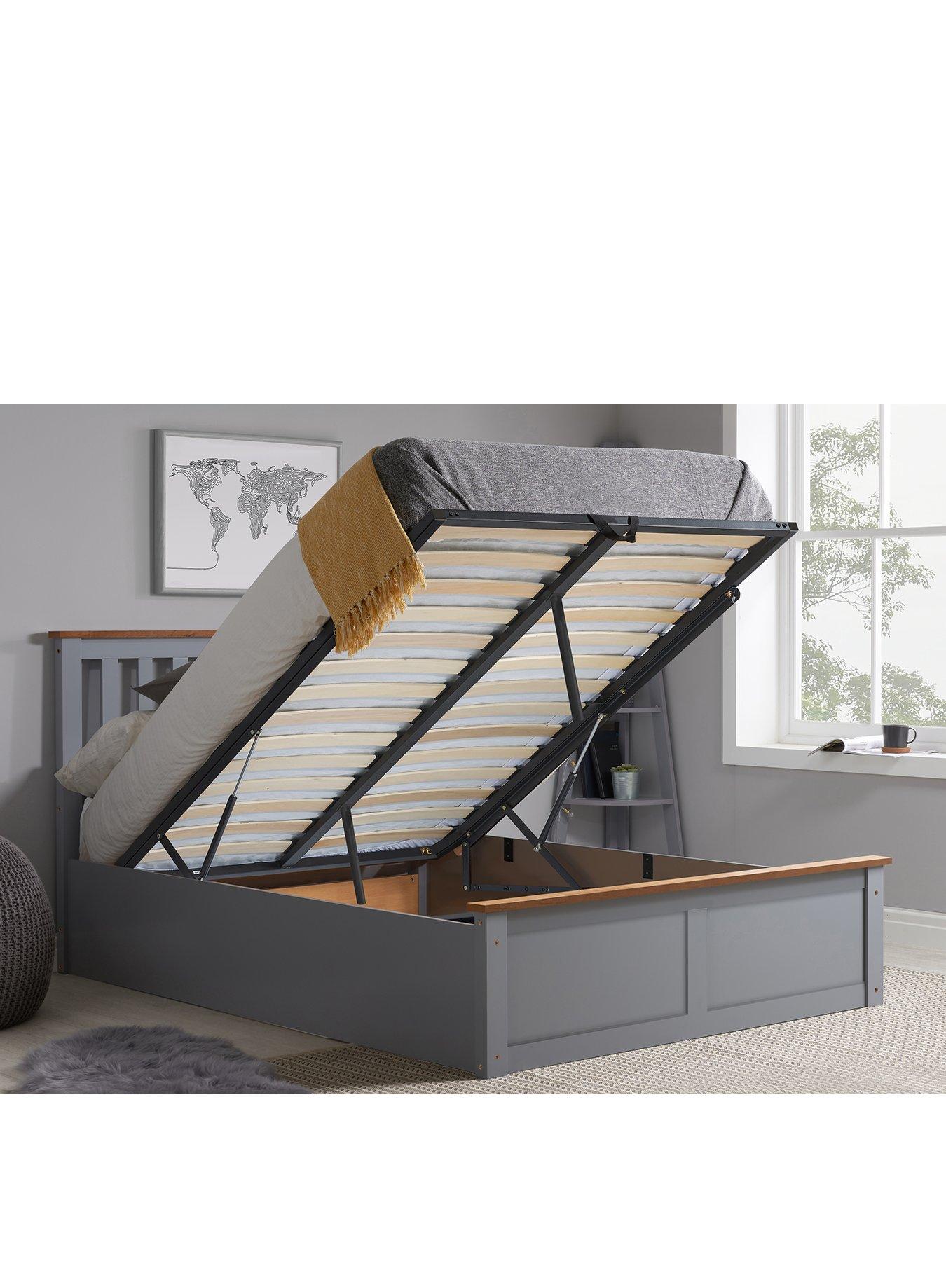 Image 2 of 7 of Birlea Phoenix Ottoman Wooden Bed&nbsp;- Dark Grey