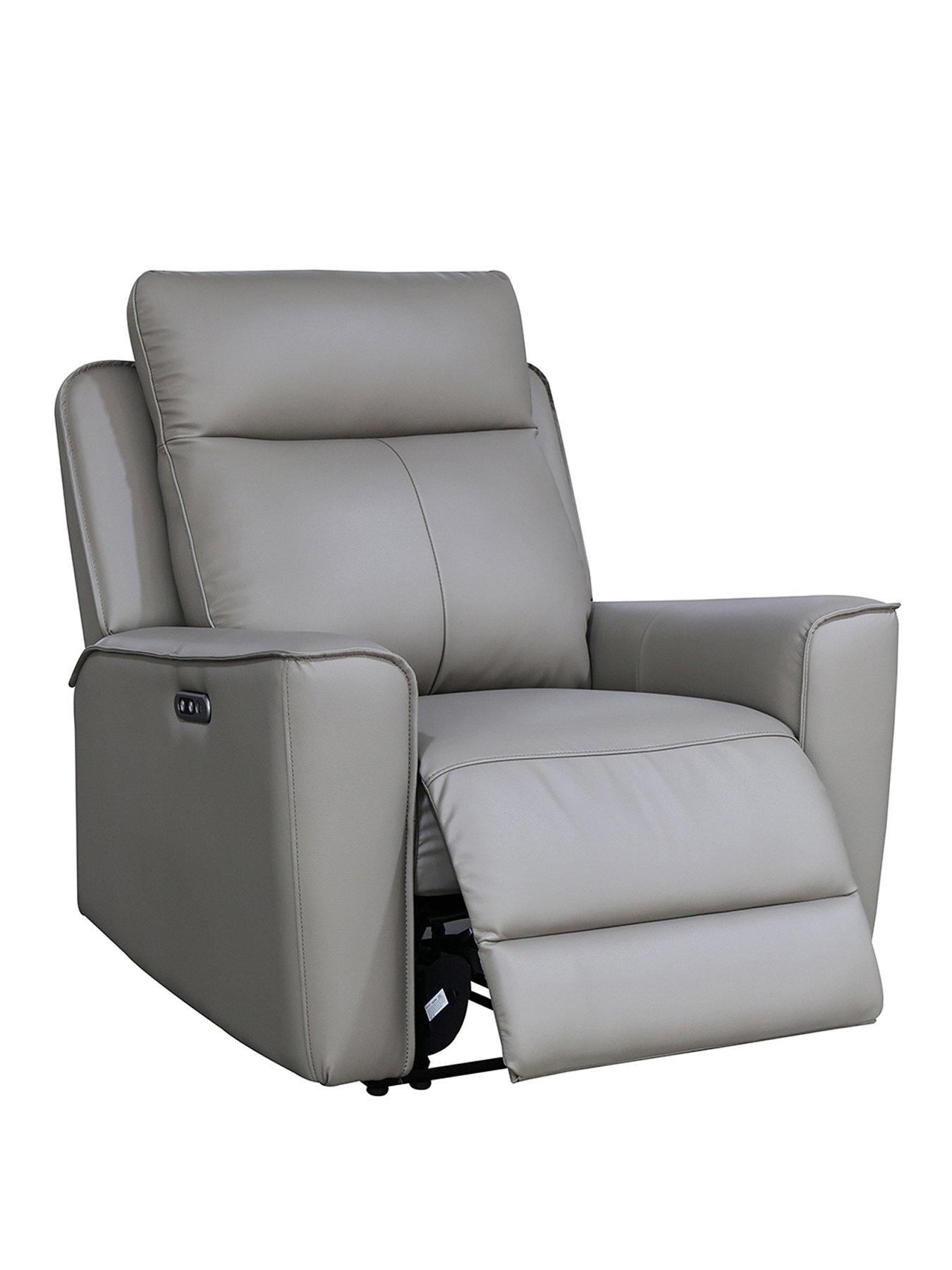 Image 2 of 7 of Aspire Elmhurst Leather Power Recliner - Armchair