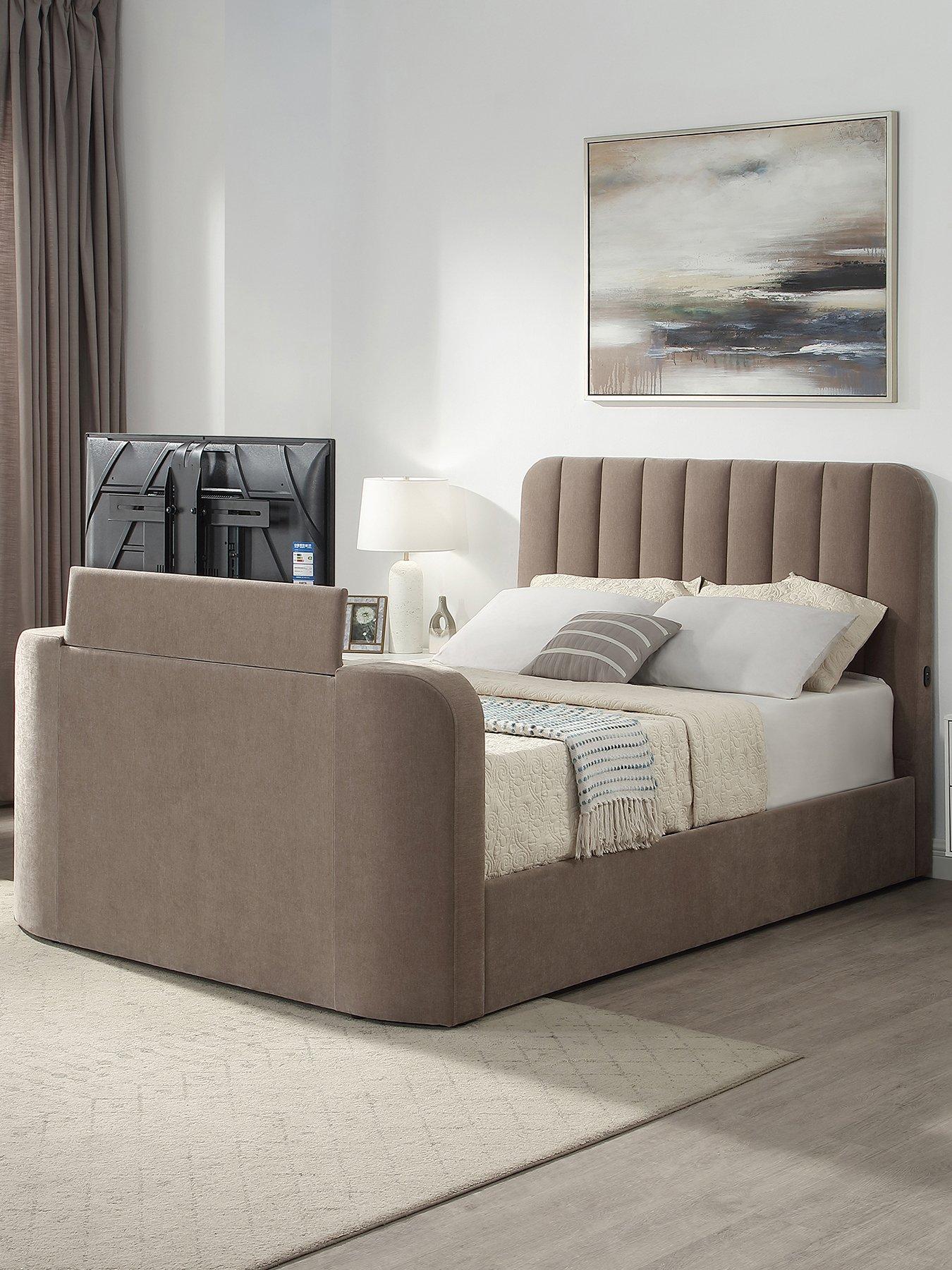 Aspire Cresta TV Ottoman Bed - Db