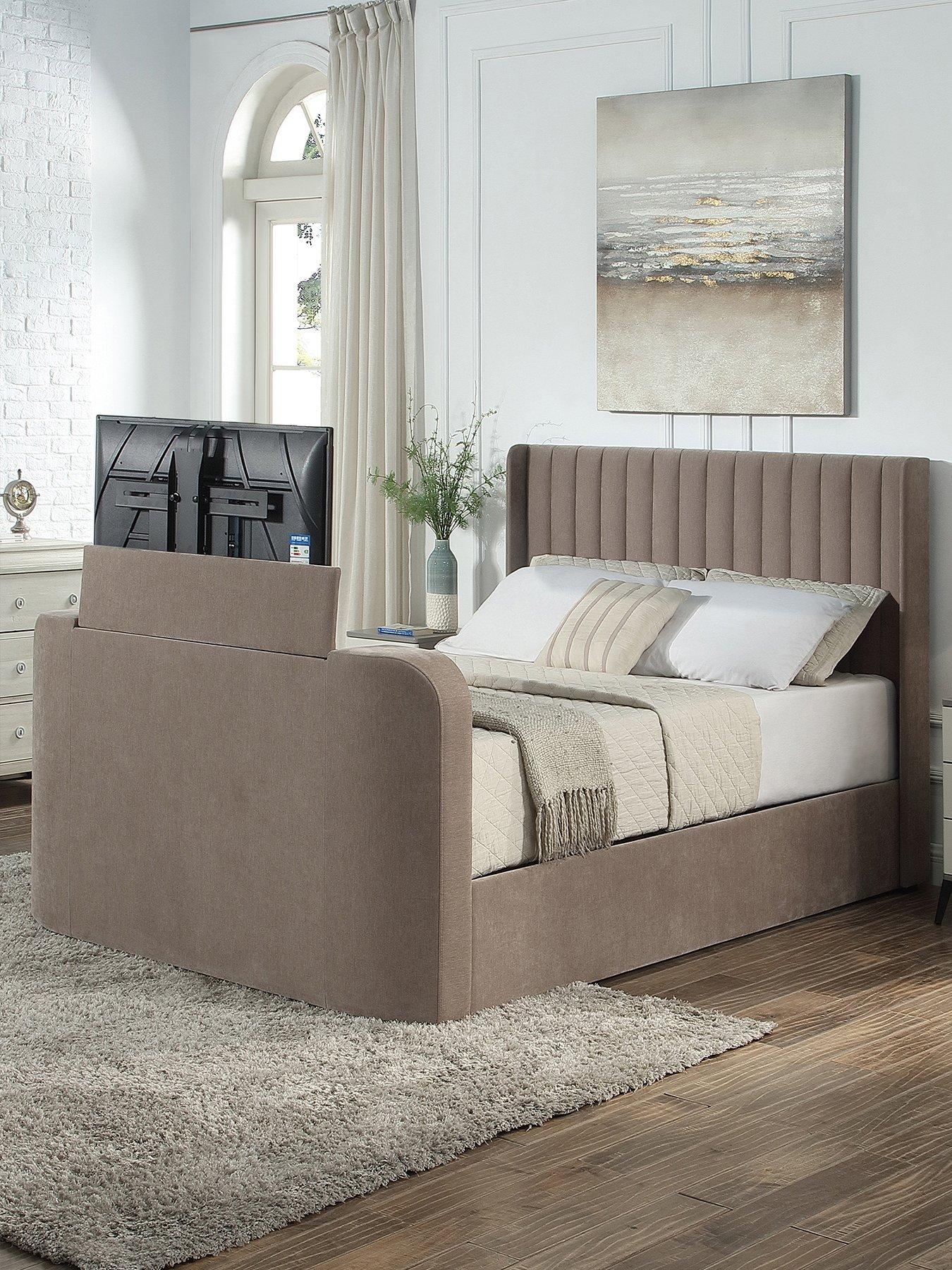 Aspire Kensington TV Ottoman Bed - Db