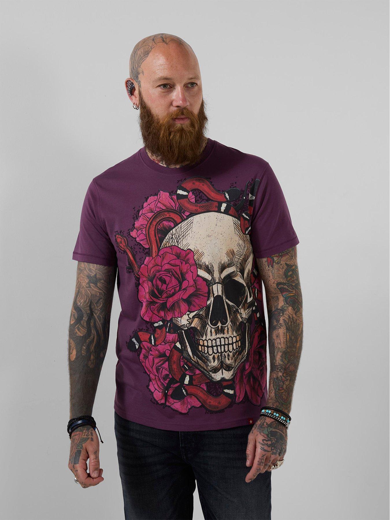 Joe Browns Venom Bloom Skull T-shirt