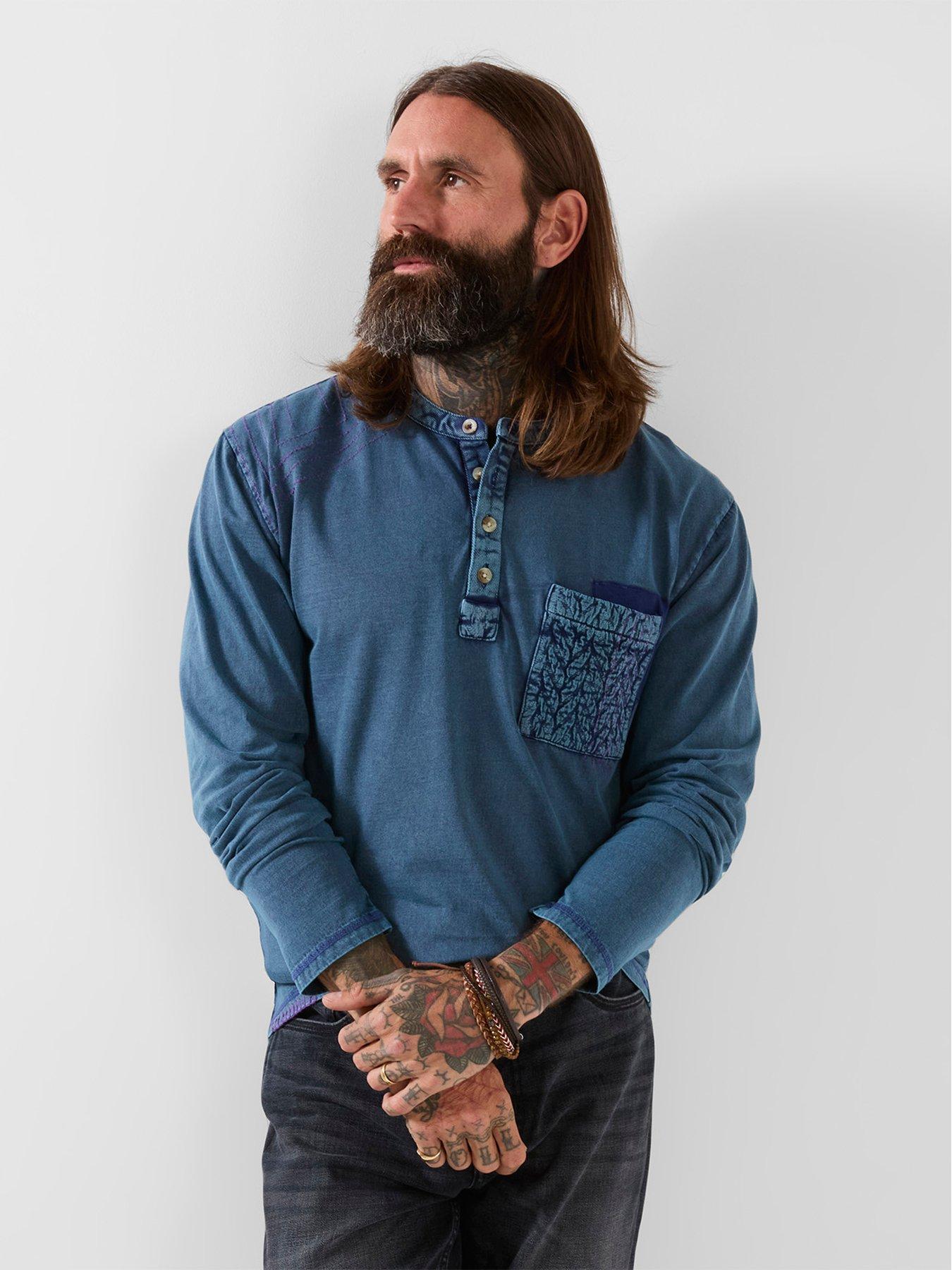 Joe Browns Incredible Indigo Customised Henley
