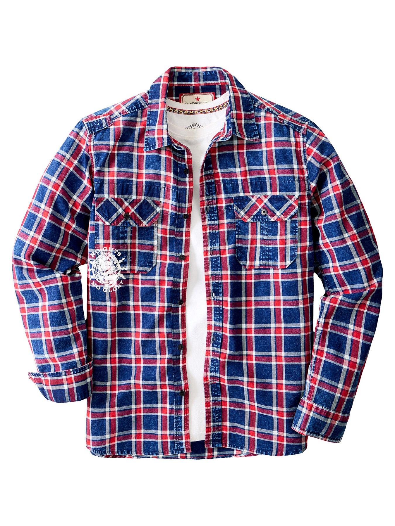 Image 7 of 7 of Joe Browns Brilliant Back Print Check Shirt