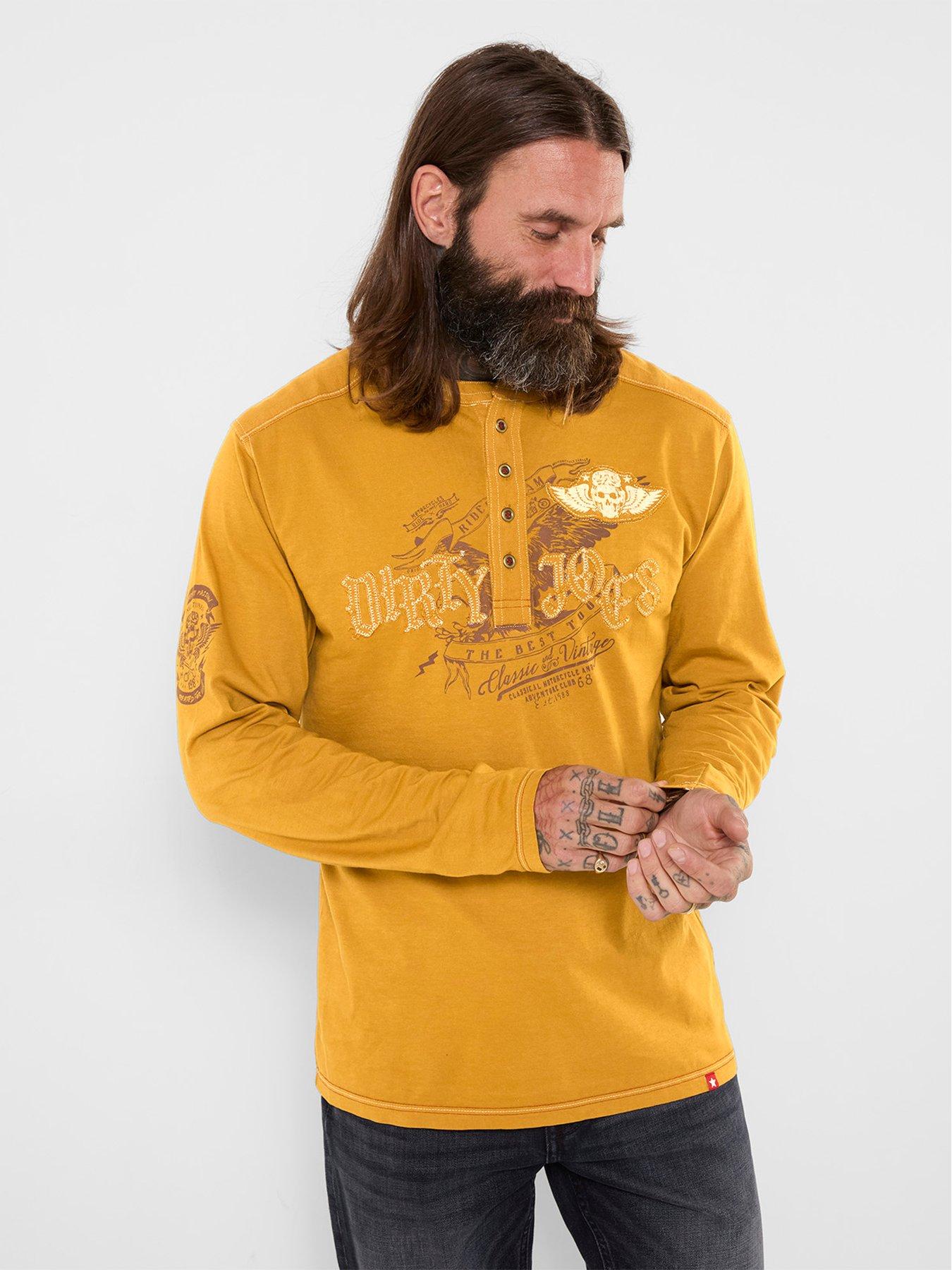 Joe Browns Dirty Joes Applique Henley