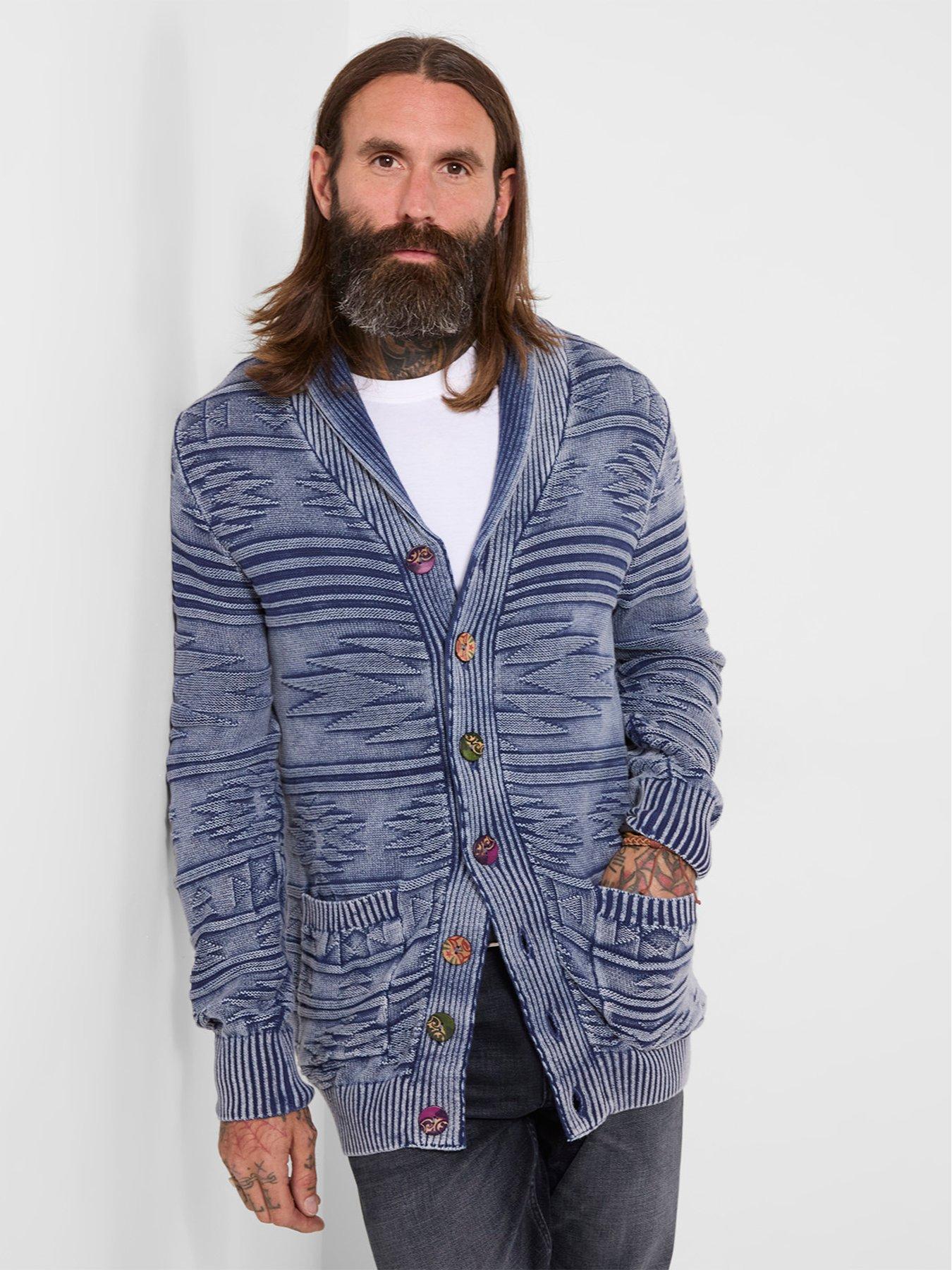Image 1 of 7 of Joe Browns Indigo Acid Washed Cardigan