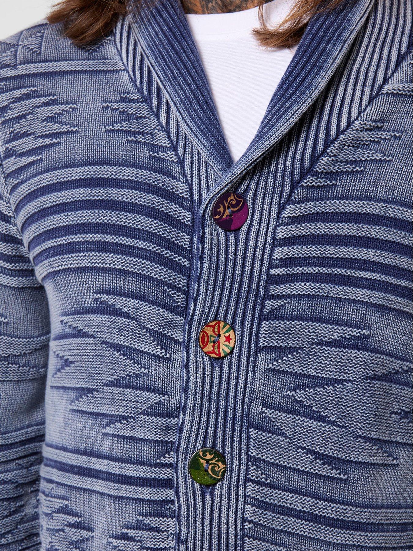 Image 4 of 7 of Joe Browns Indigo Acid Washed Cardigan