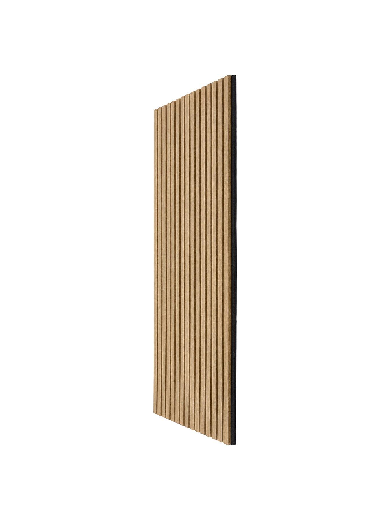 Image 3 of 7 of Living and Home Acoustic MDF Wall Panel Wenge Effect 60cm W x 120cm H