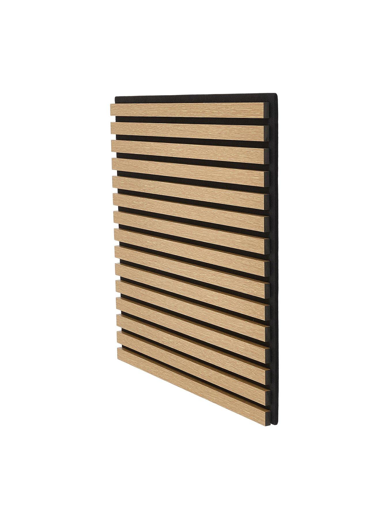 Image 3 of 7 of Living and Home 4-Pack MDF Wall Panels Wenge Effect 60cm W x 60cm H