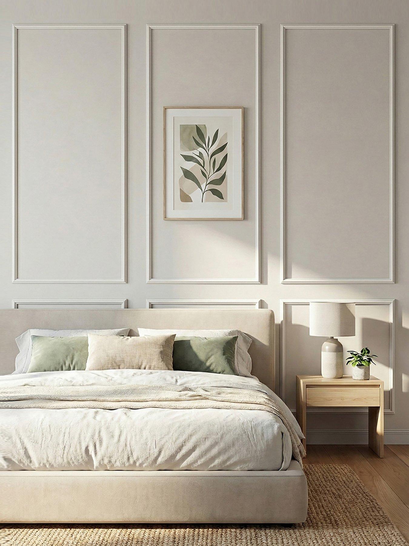 Image 5 of 7 of Living and Home Set of 3 Waterproof Self-Adhesive Pre-Cut Wall Moulding Frame Kit