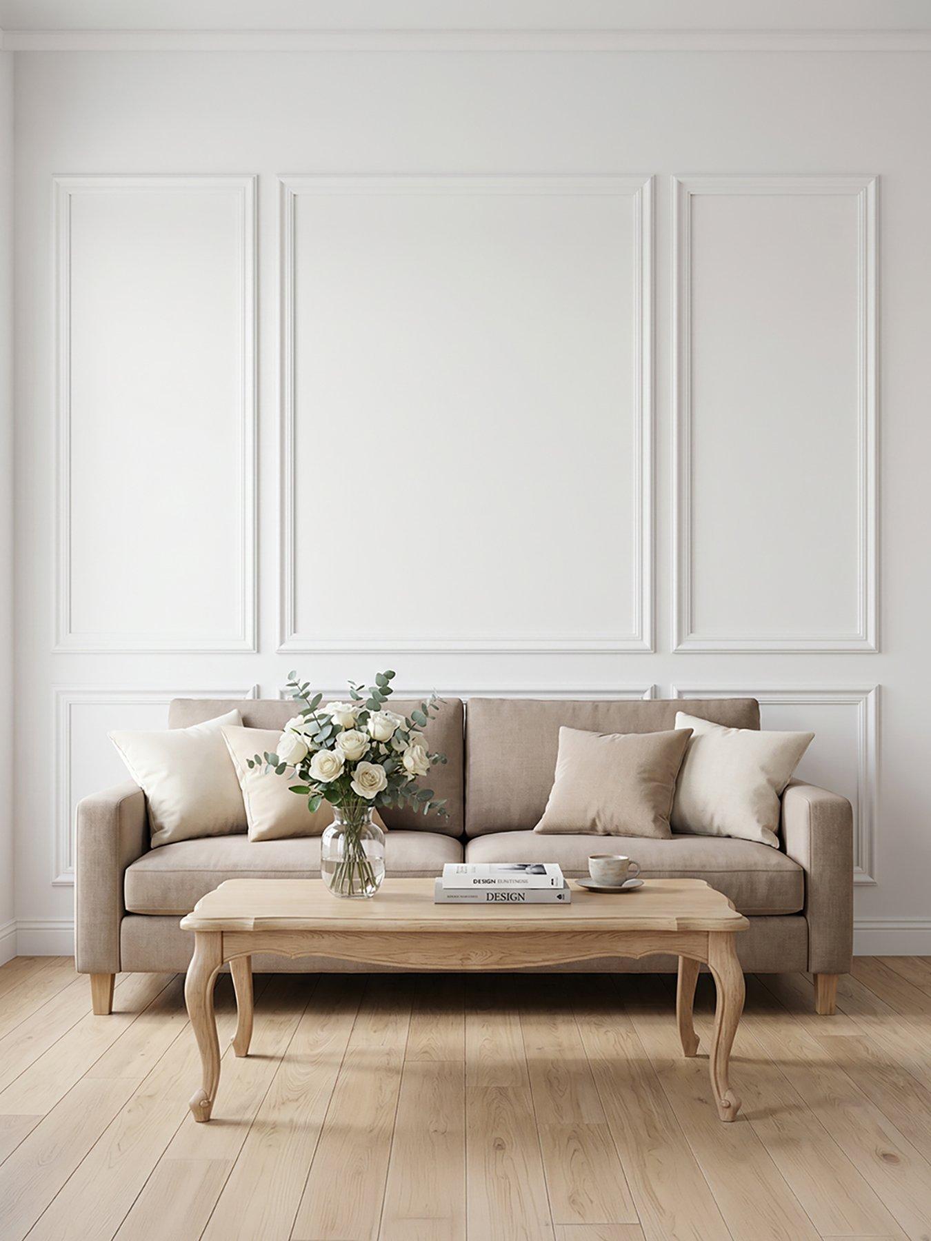 Image 5 of 7 of Living and Home Set of 3 Waterproof Self-Adhesive Pre-Cut Wall Moulding Frame Kit