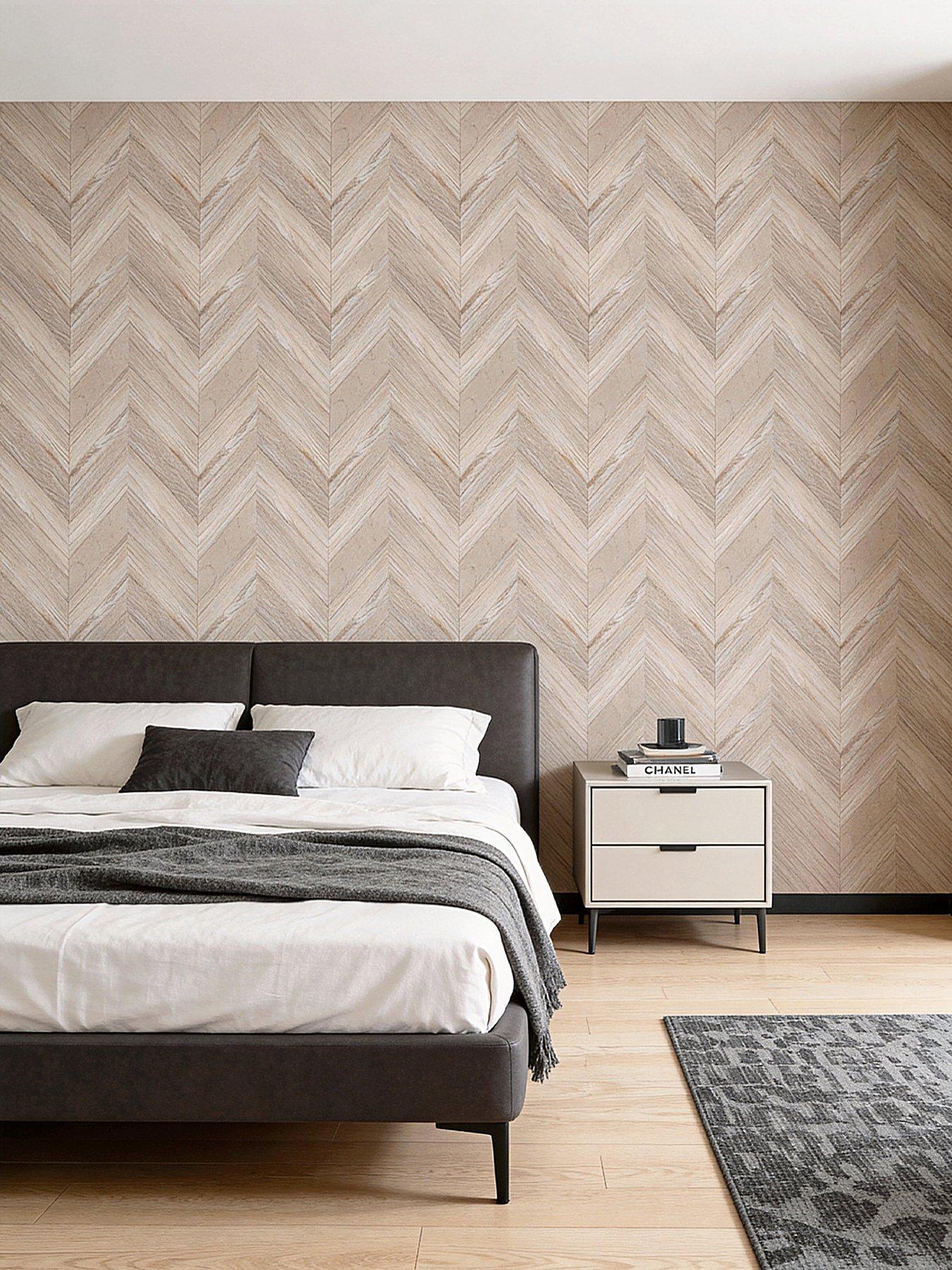Image 4 of 6 of Living and Home Light Wood Effect Self-Adhesive Floor & Wall Covering