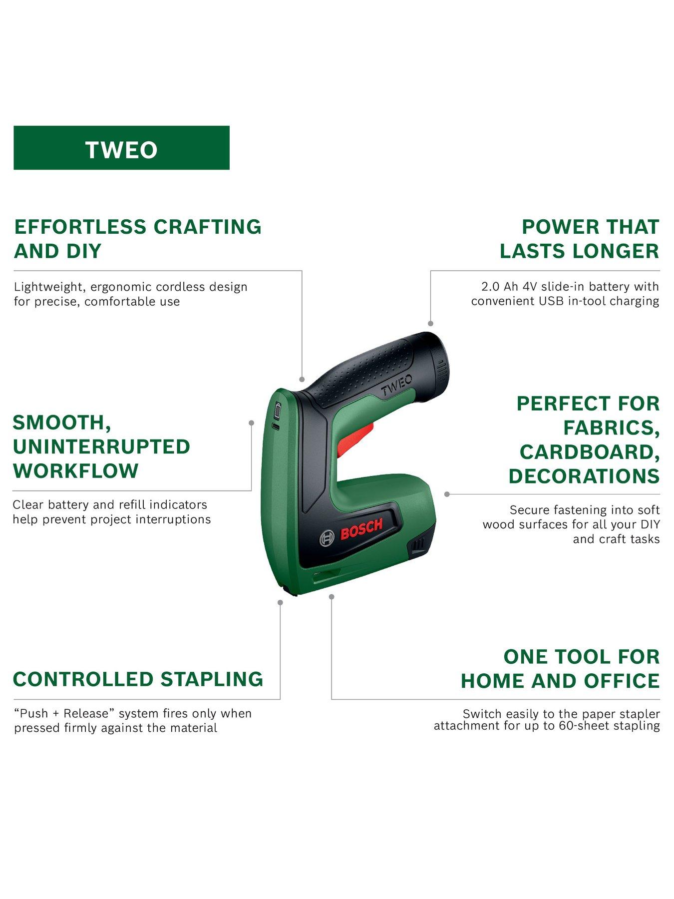 Image 2 of 8 of Bosch TWEO Cordless Stapler 4V