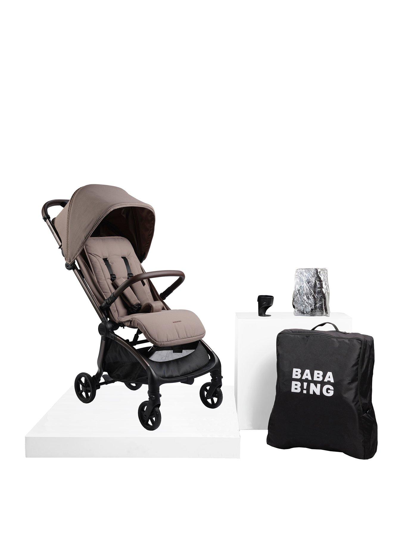 Image 1 of 8 of BabaBing! Imi Compact Autofold Pushchair - Mink
