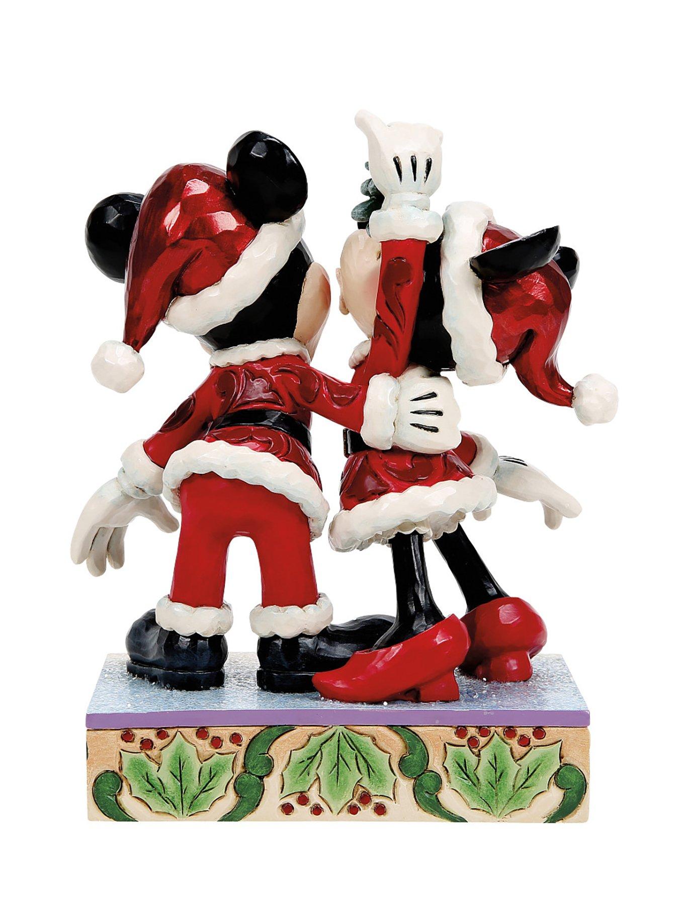 Image 3 of 5 of Disney Mistletoe Mickey &amp; Minnie Figurine