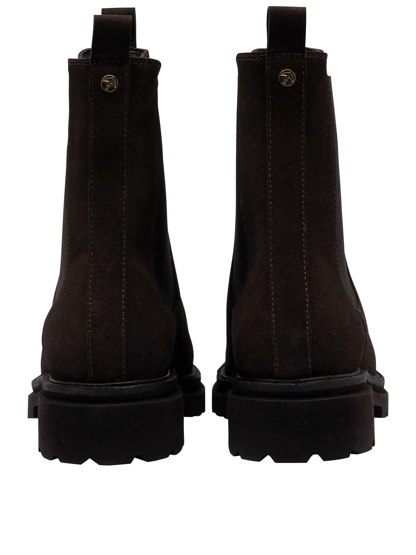Image 3 of 4 of Ravel Stoak Biker Suede Boot - Brown
