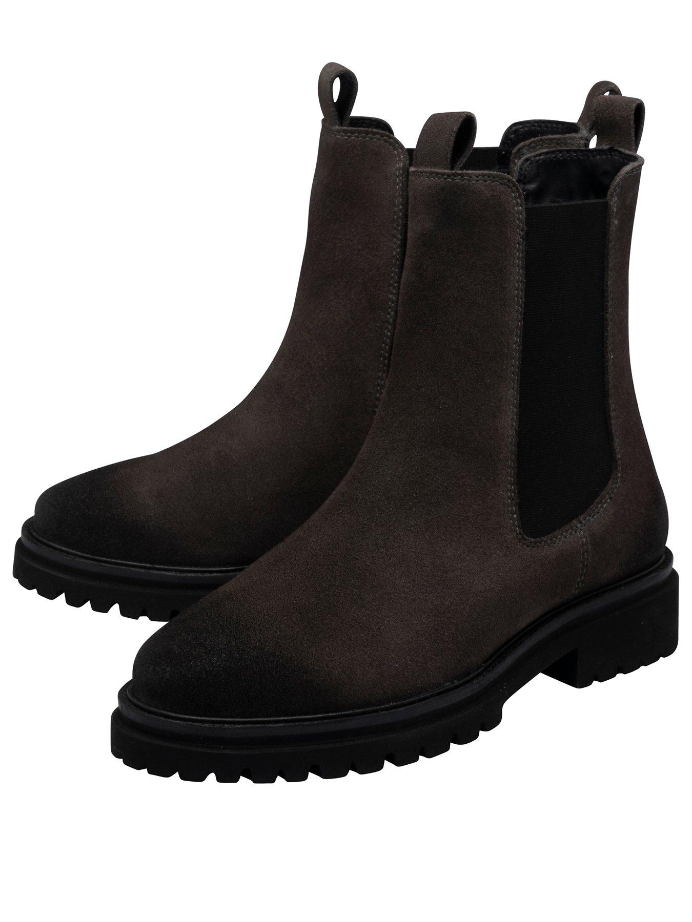 Image 2 of 4 of Ravel Stoak Biker Suede Boot - Grey