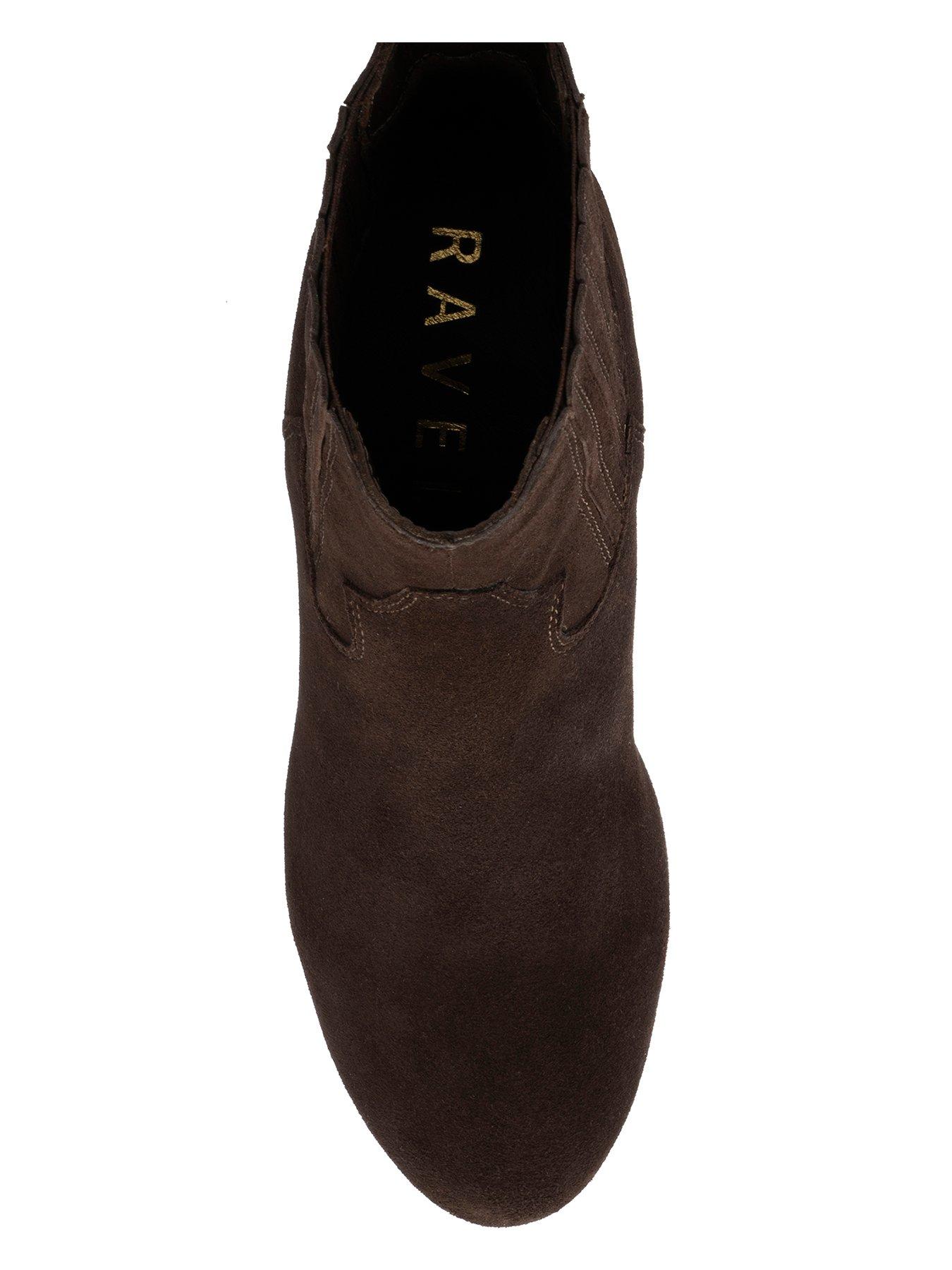Image 4 of 4 of Ravel Axford Cowboy Ankle Boot - Brown