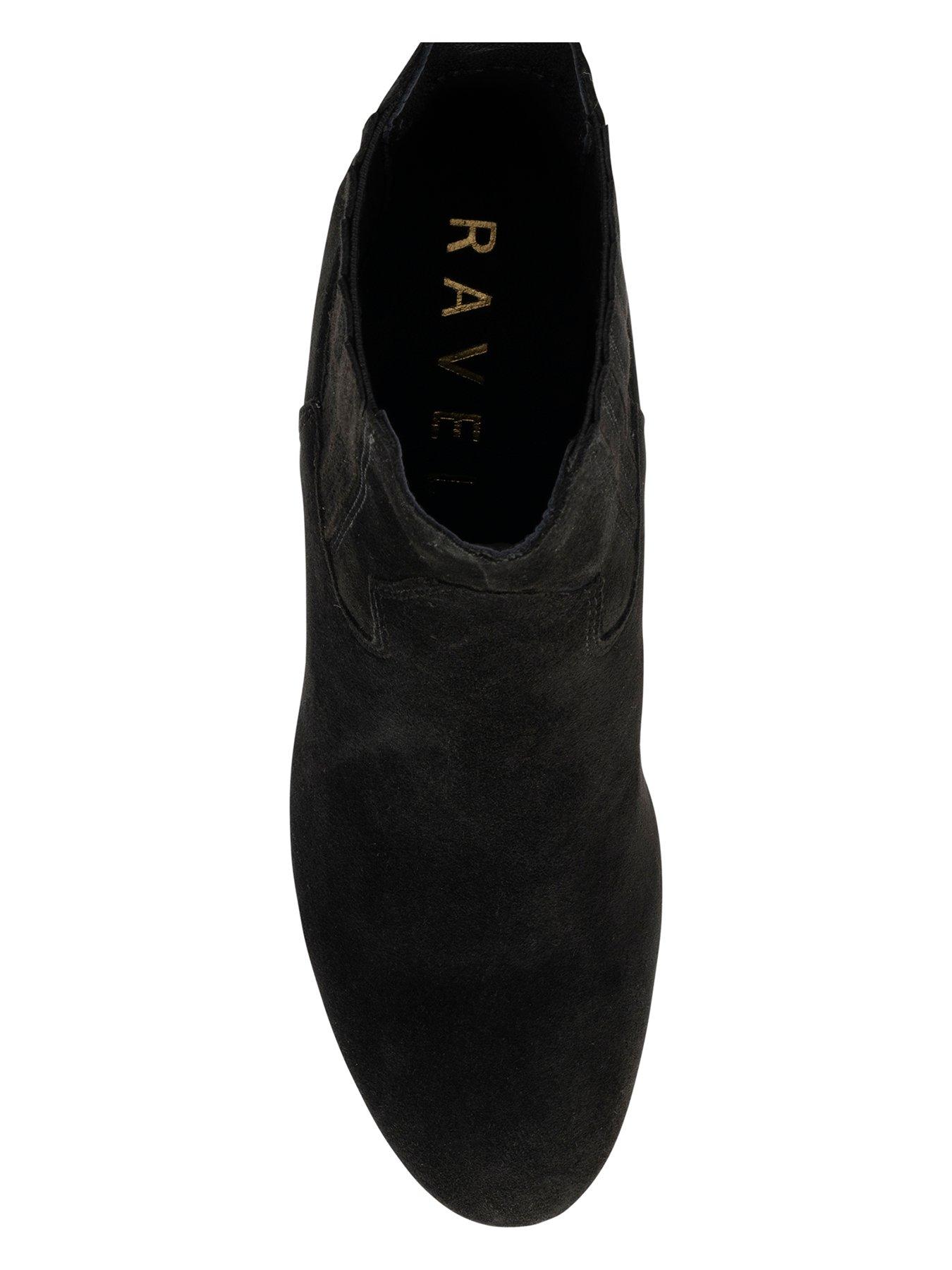 Image 4 of 4 of Ravel Axford Cowboy Ankle Boot - Black