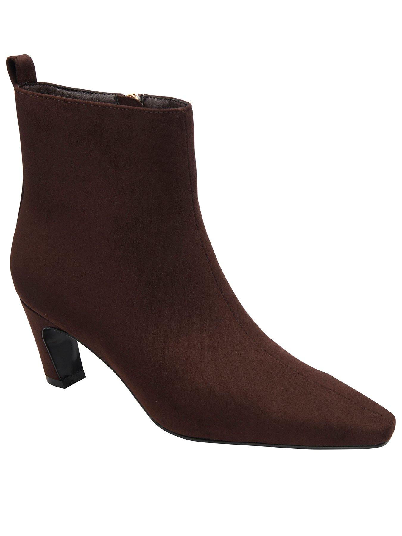 Ravel Murbury Kitten Heel Ankle Boot - Brown