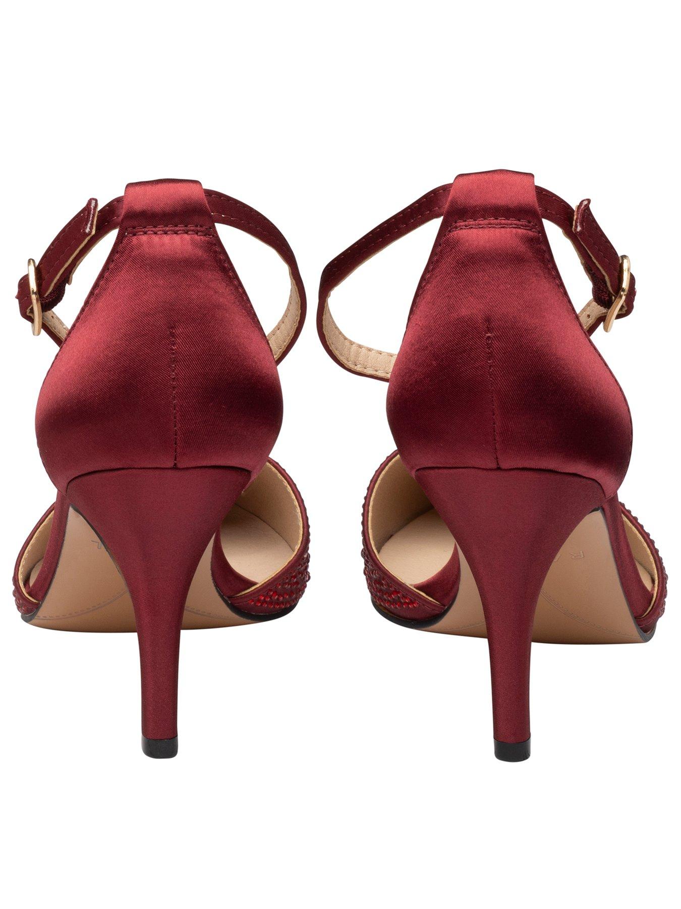 Image 3 of 4 of Ravel Hale Court Heel Shoe - Red
