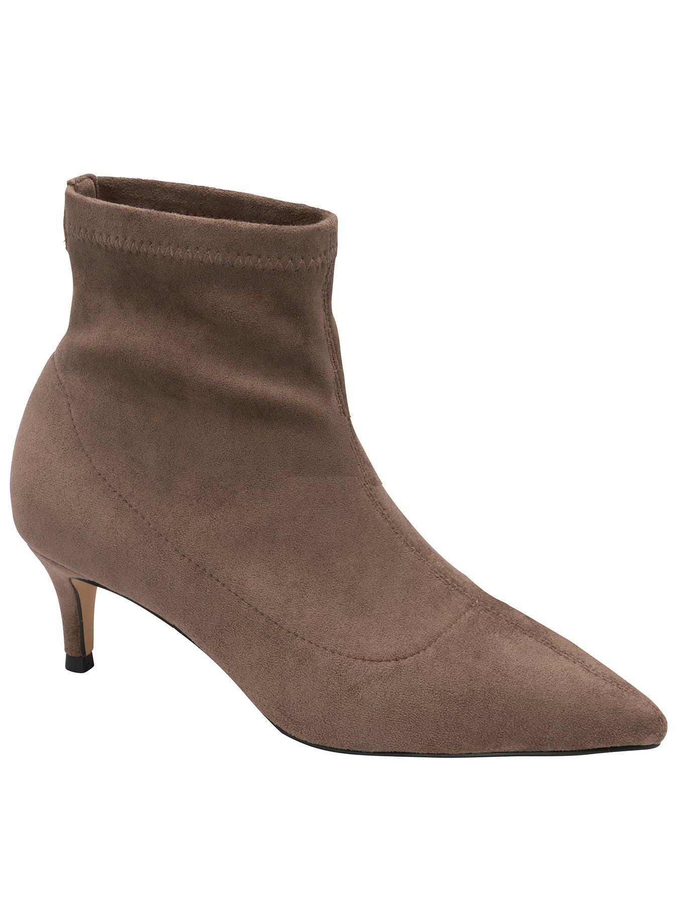Ravel Madruga Kitten Heel Ankle Boot - Brown