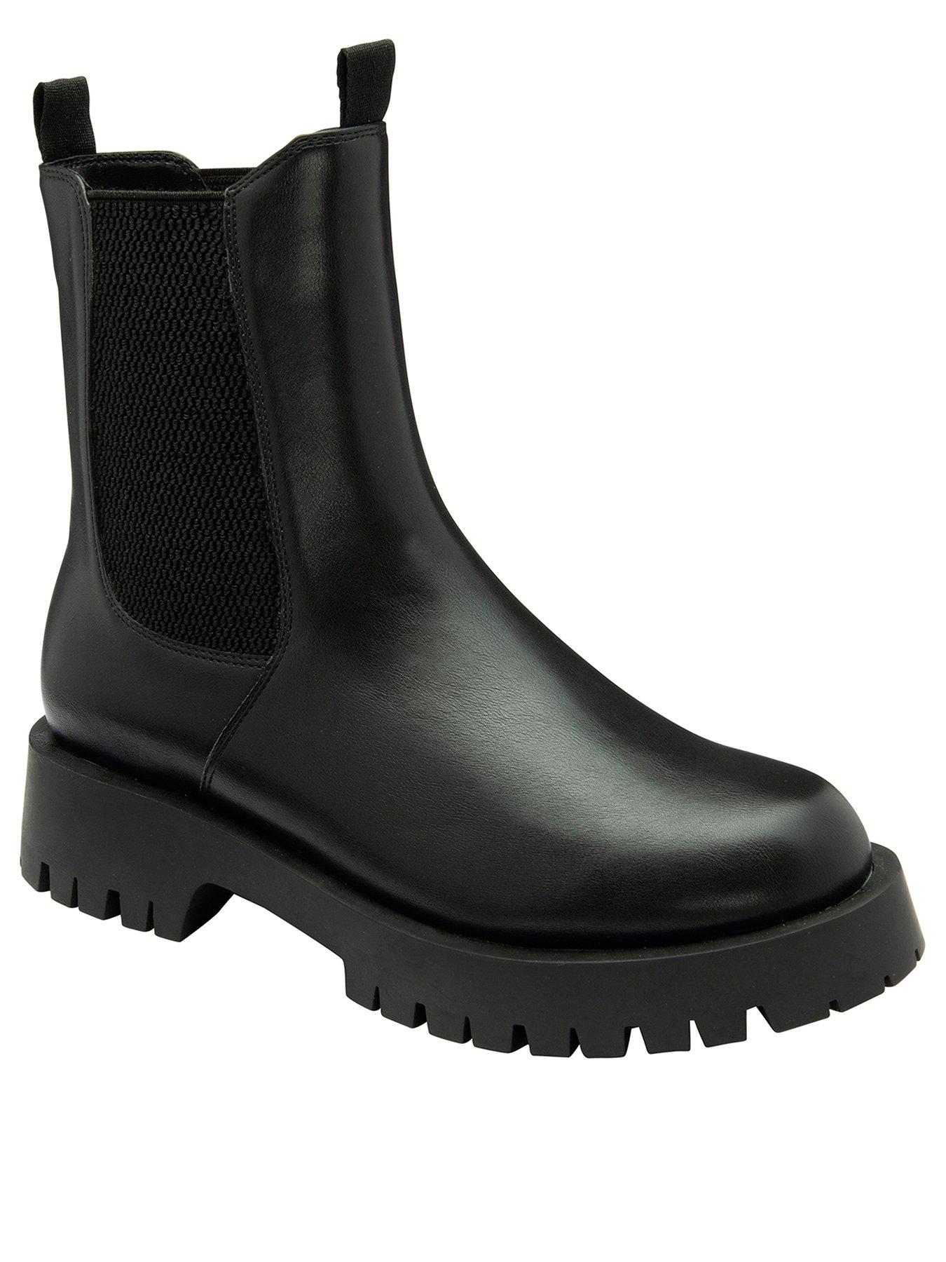 Ravel Ness Slip On Biker Boot - Black