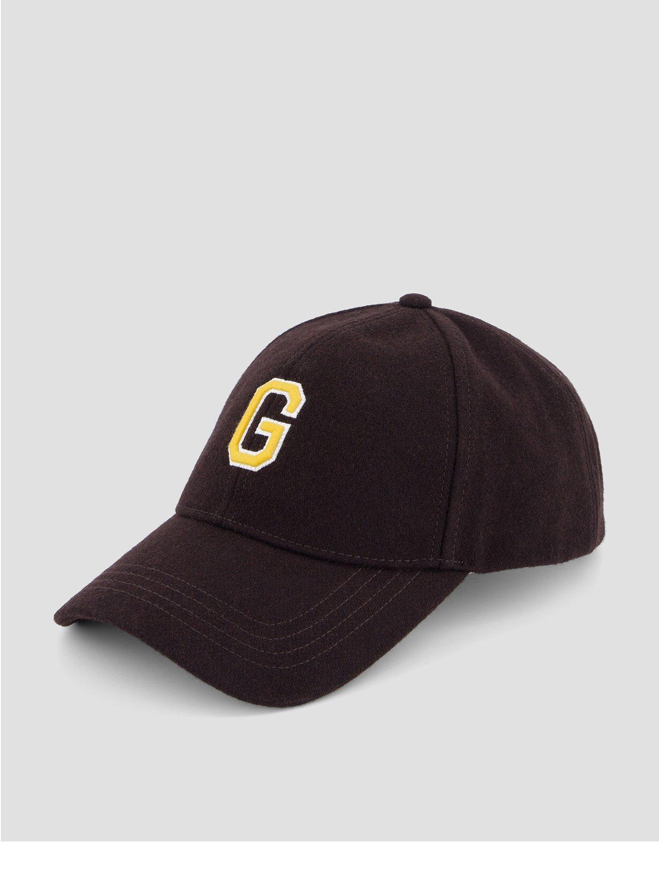 Image 1 of 4 of GANT Mens Wool Blend Adjustable Logo Cap - Brown
